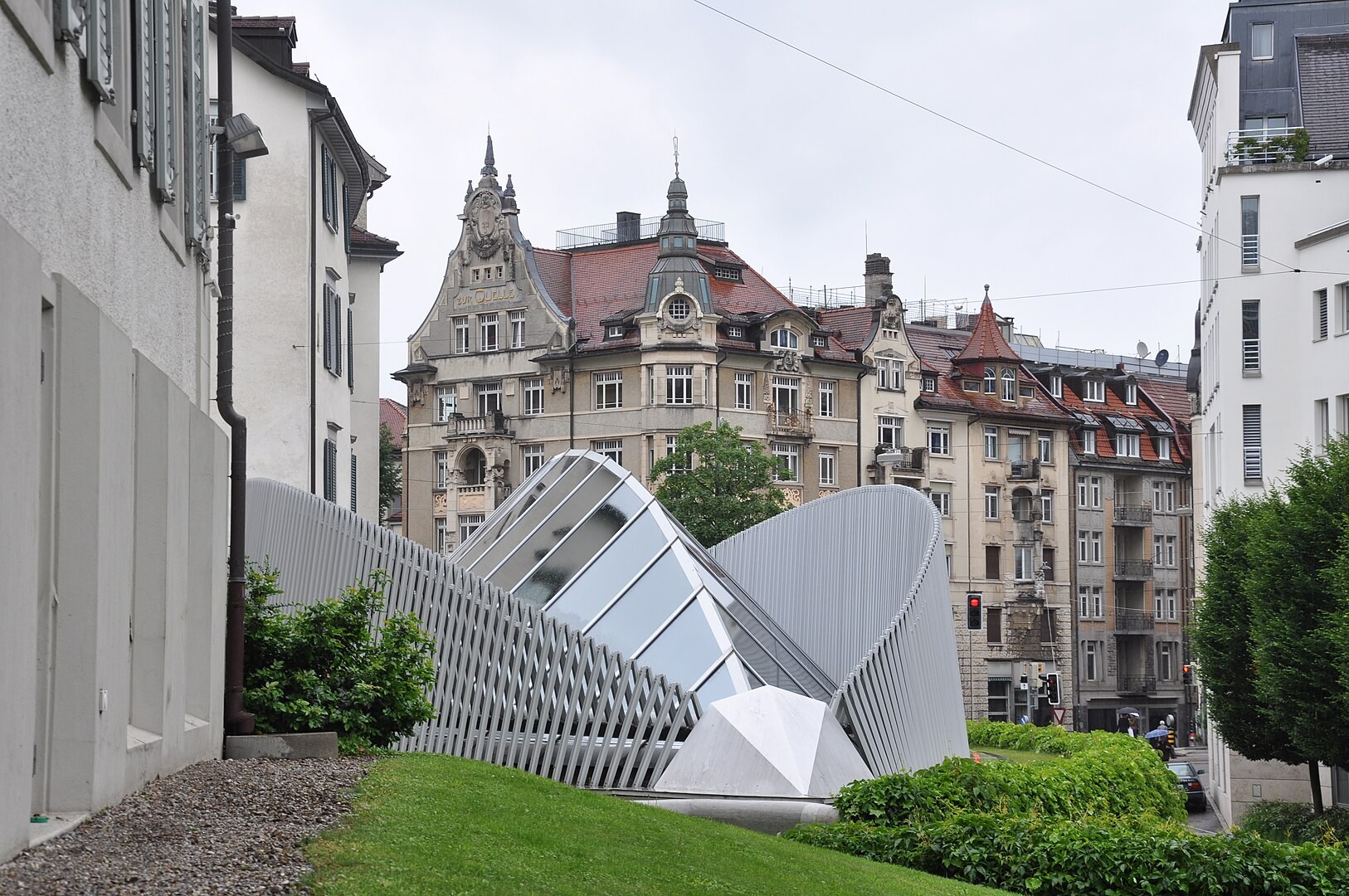 Notrufzentrale St. Gallen Calatrava-Dach