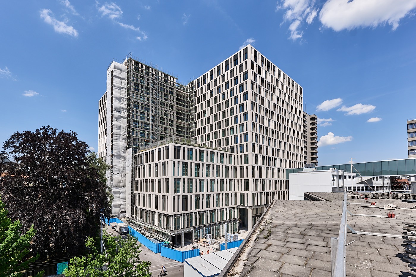 Neubau Anna Seiler Haus Inselspital Bern im Juni 2022