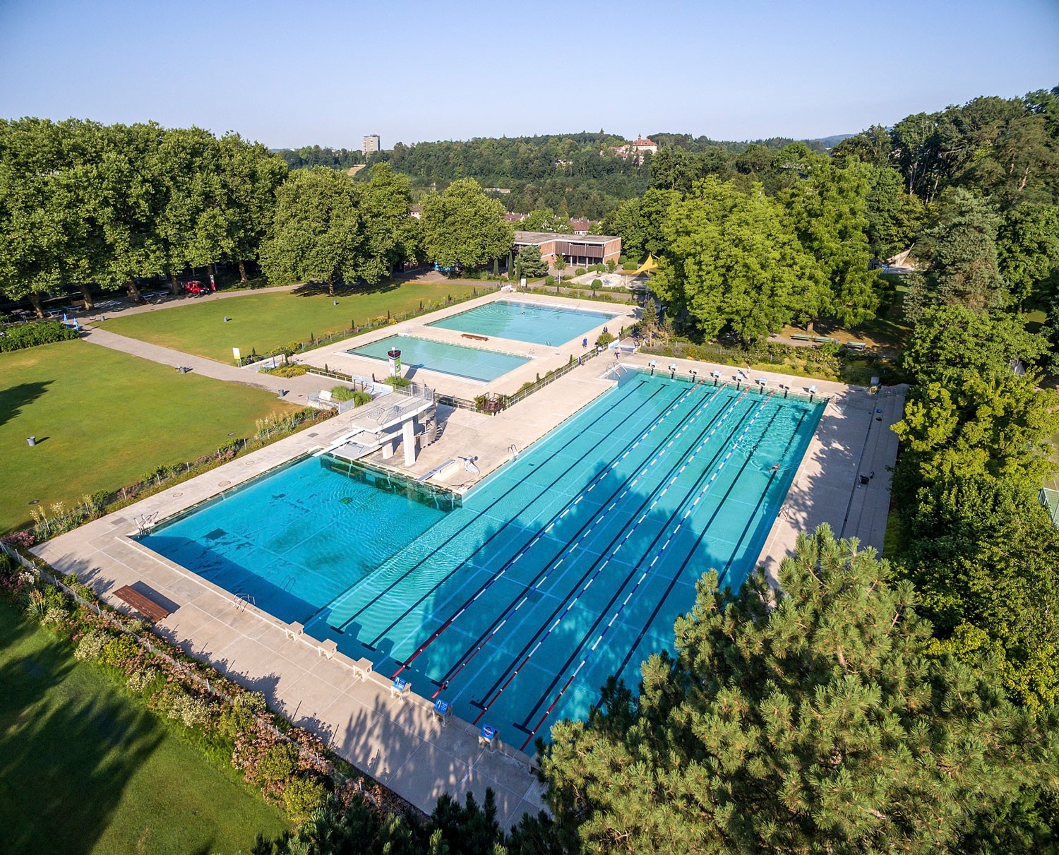 Freibad Wyler in Bern Gesamtansicht