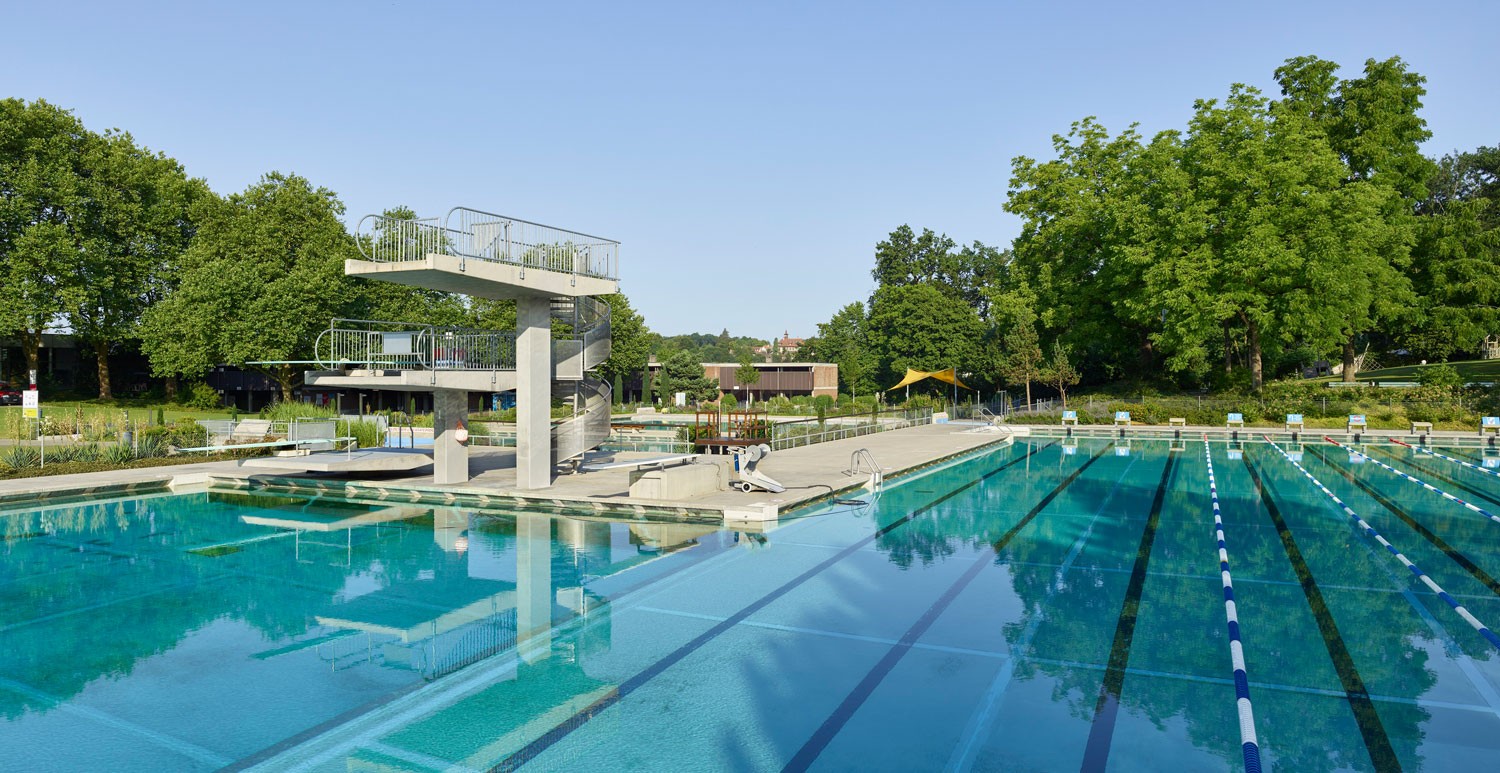 Freibad Wyler in Bern Sprungturm