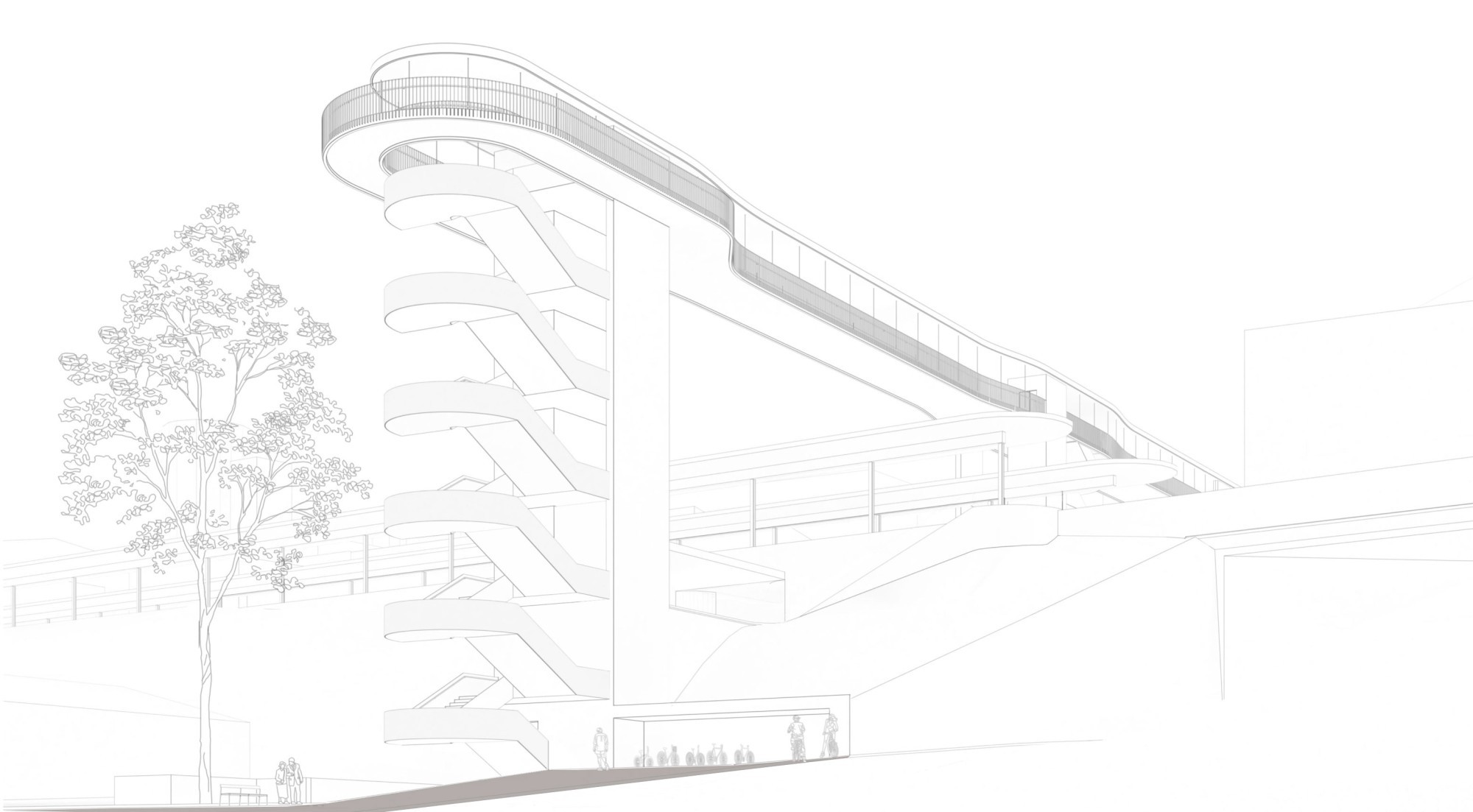 Illustration Zusammenlegung Bahnhöfe Haggen und Bruggen St. Gallen