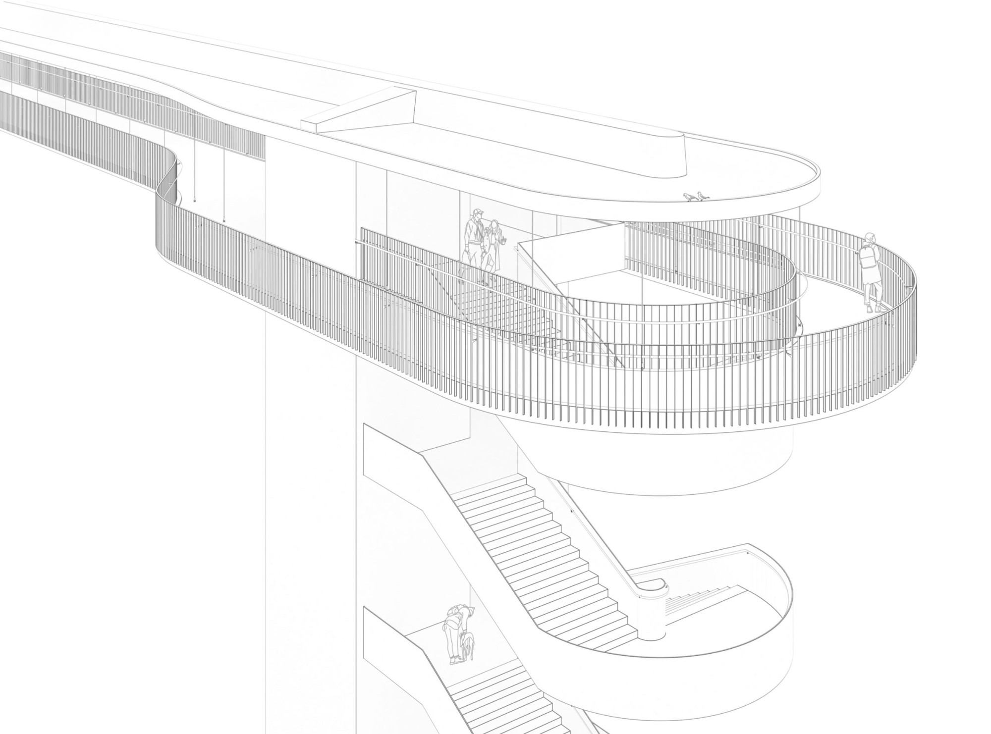 Illustration Zusammenlegung Bahnhöfe Haggen und Bruggen St. Gallen