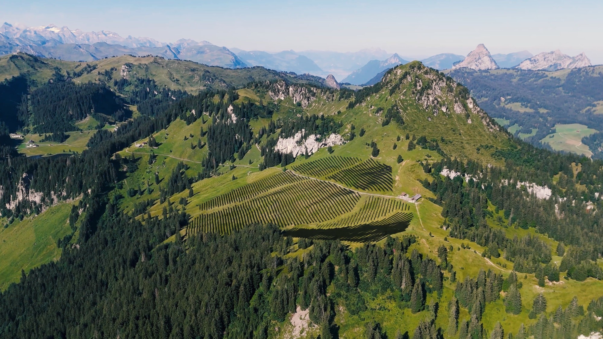Visualisierung Alpin Solar Ybrig Solaranlage Axpo Oberiberg