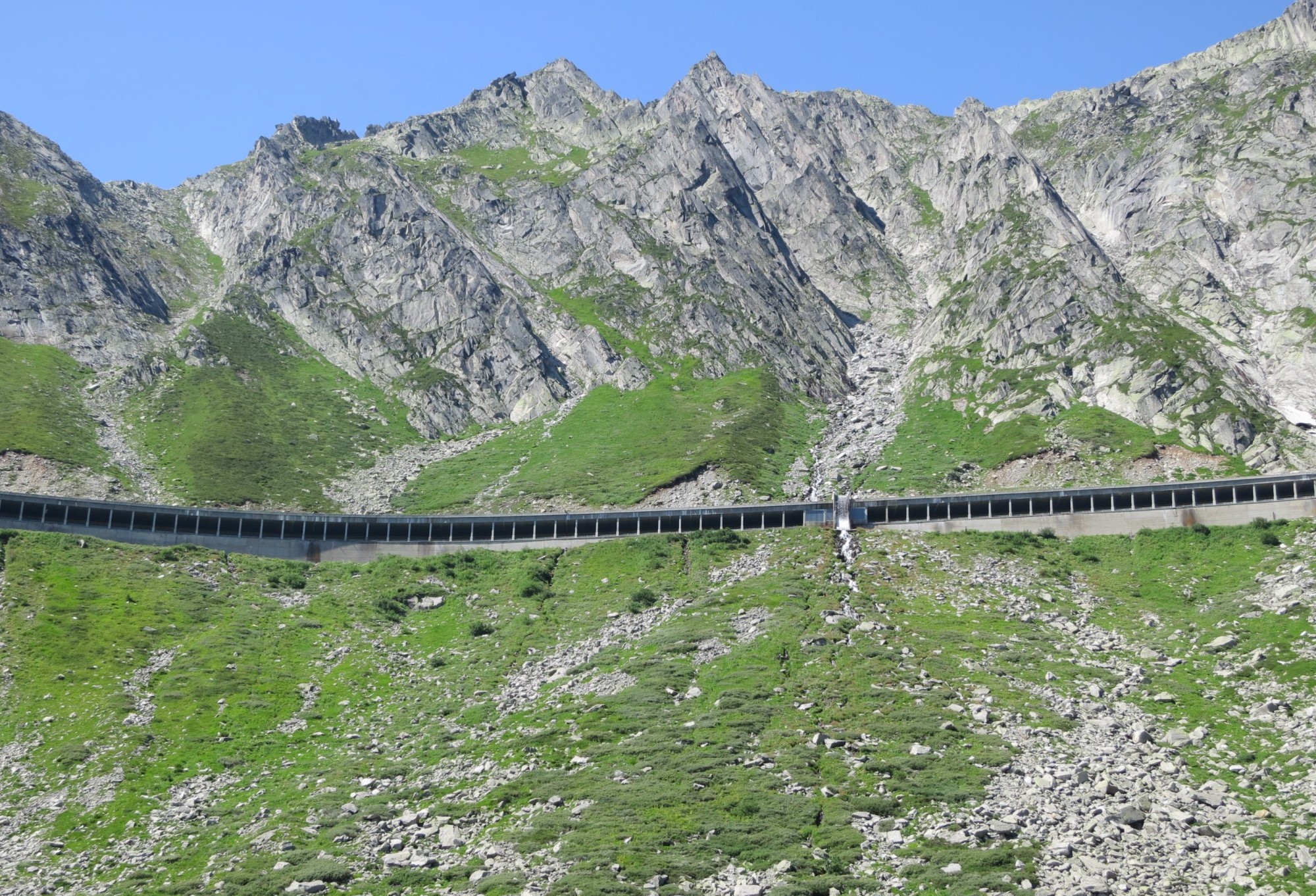 Strassengallerie am Gotthard