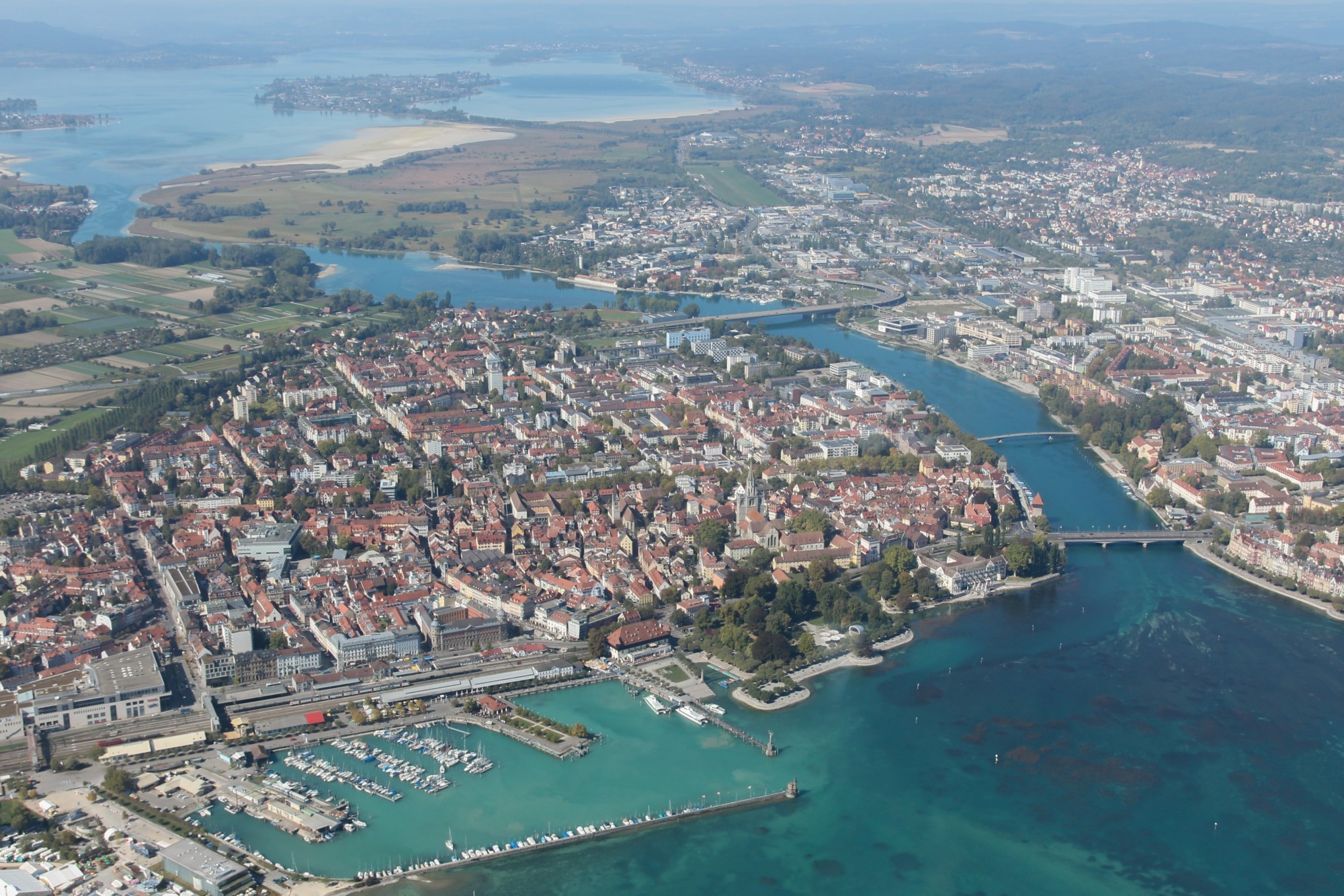 Konstanz aus der Vogelperspektive