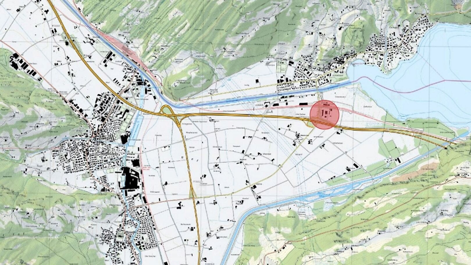 Standort neues Gefängnis Biäsche Glarus