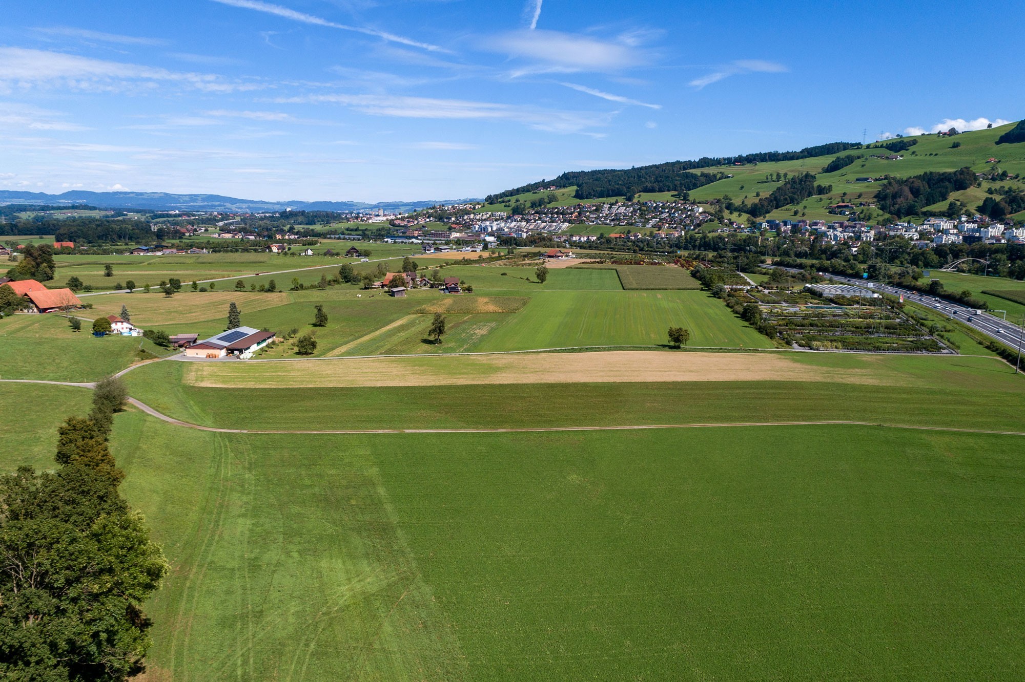 Standort für Geothermie-Kraftwerk der CKW Inwil Luzern