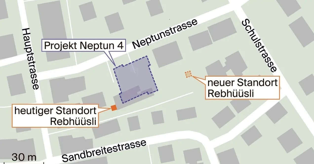 Plan Kreuzlingen Neptunstrasse