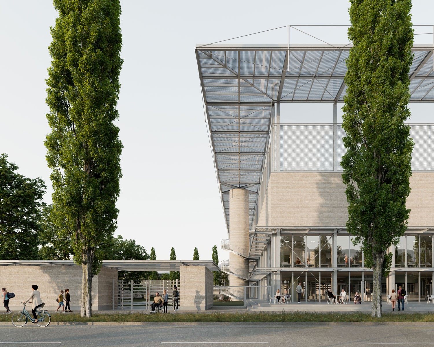 Neues Sportzentrum in Oerlikon Gastronomie und Sommerbad