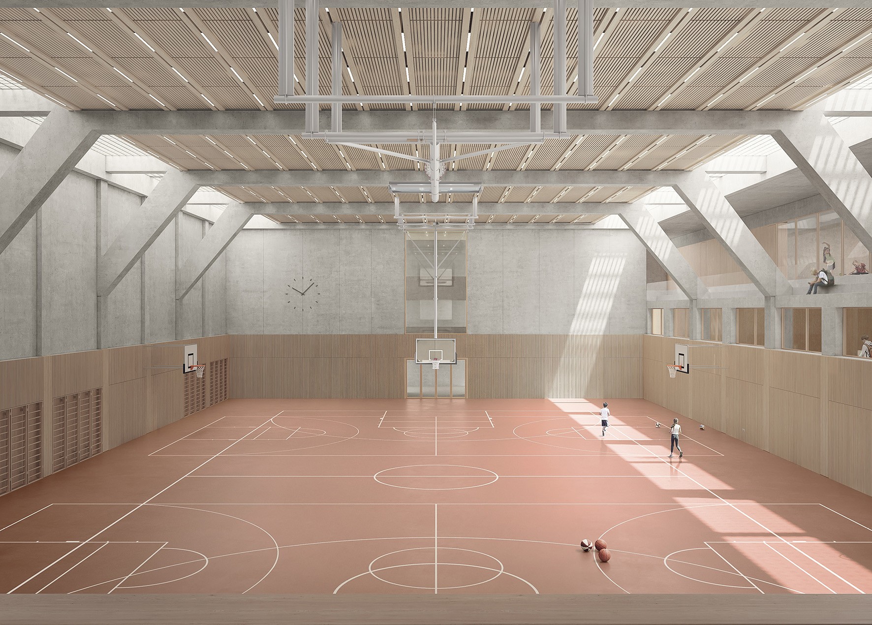 Ersatzneubau der Schulanlage Utogrund Stadt Zürich Doppelsporthalle