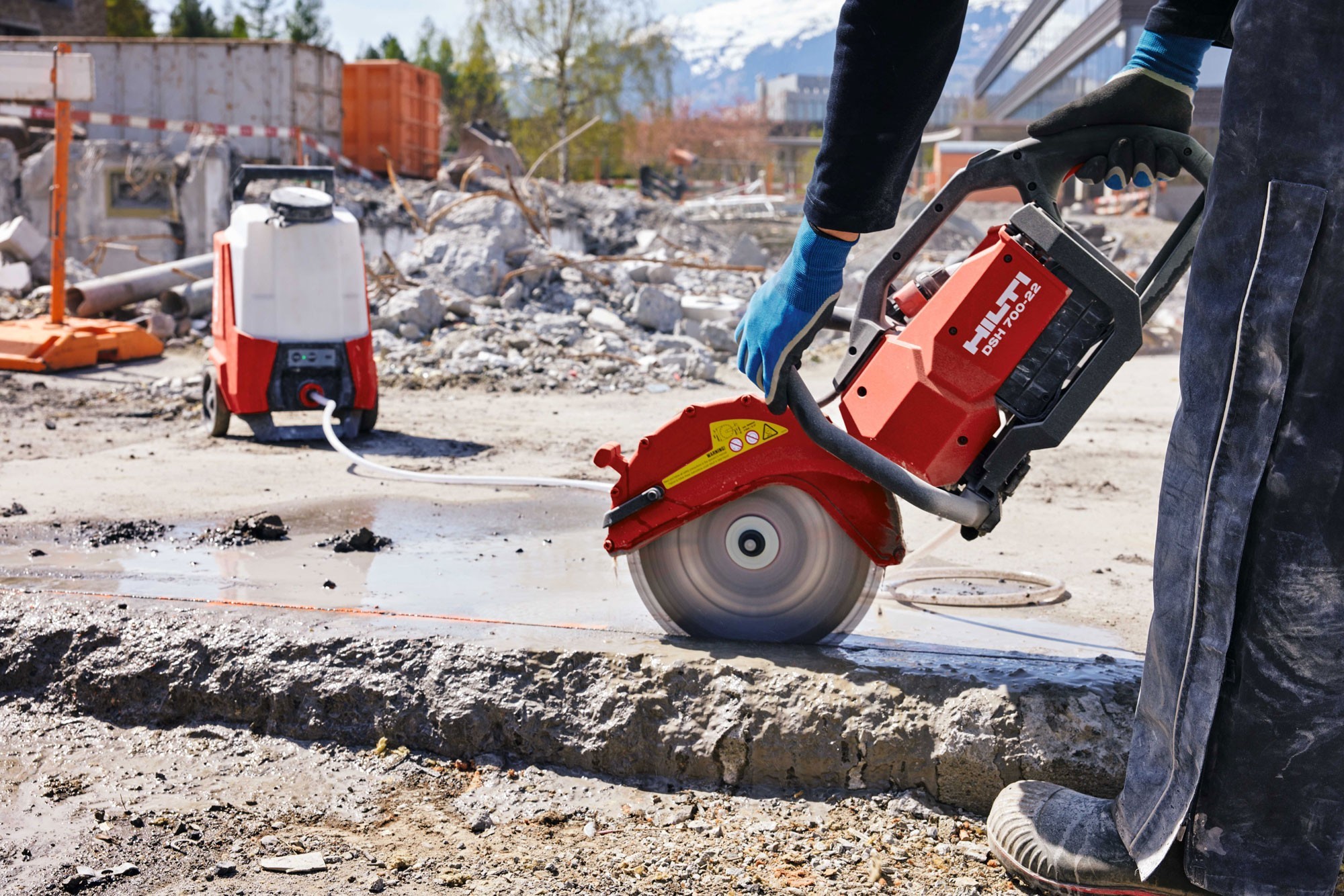 Einsatz Nuron Akku-Trennschleifer Hilti