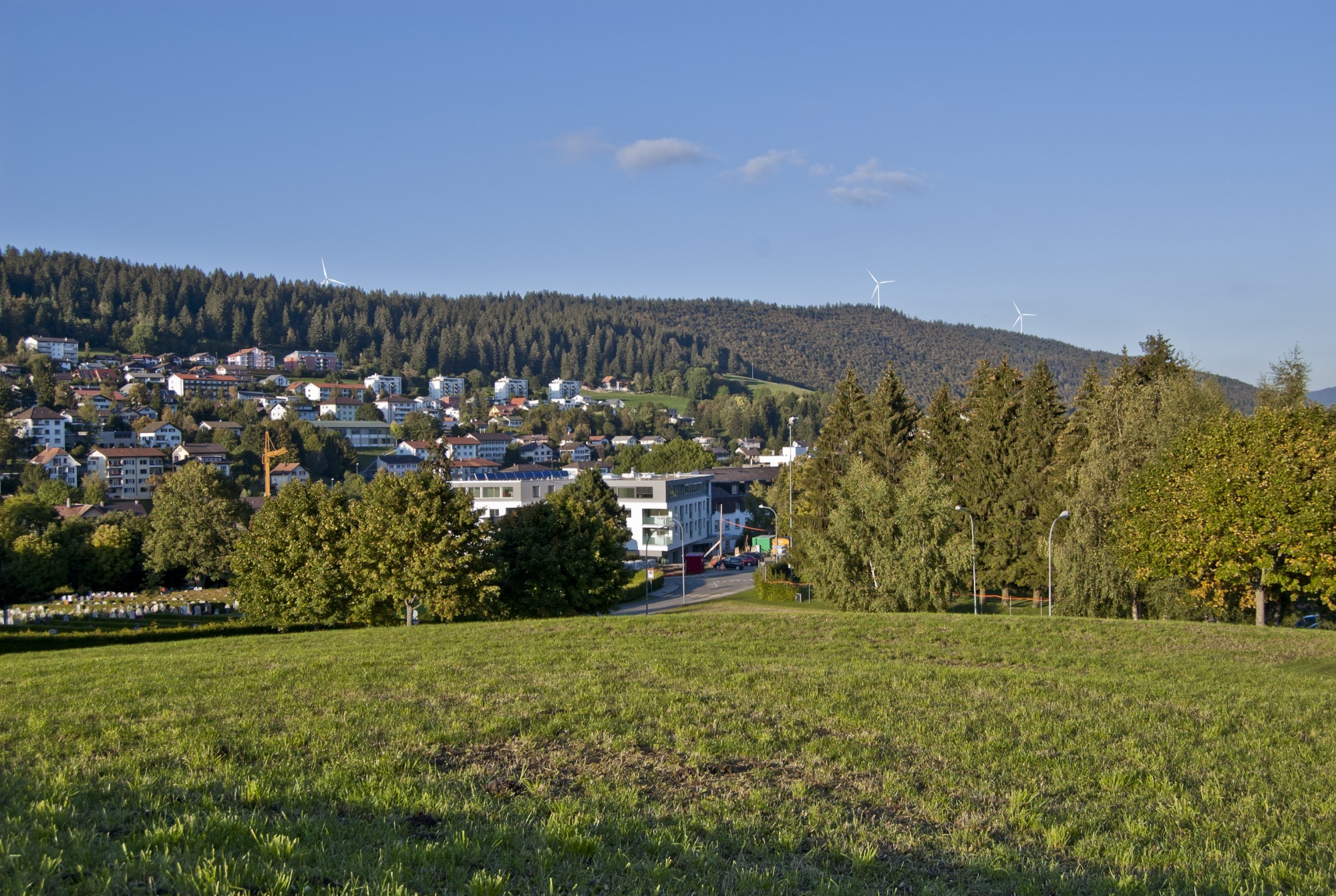 Parc éolien de la Montagne de Tramelan Bern