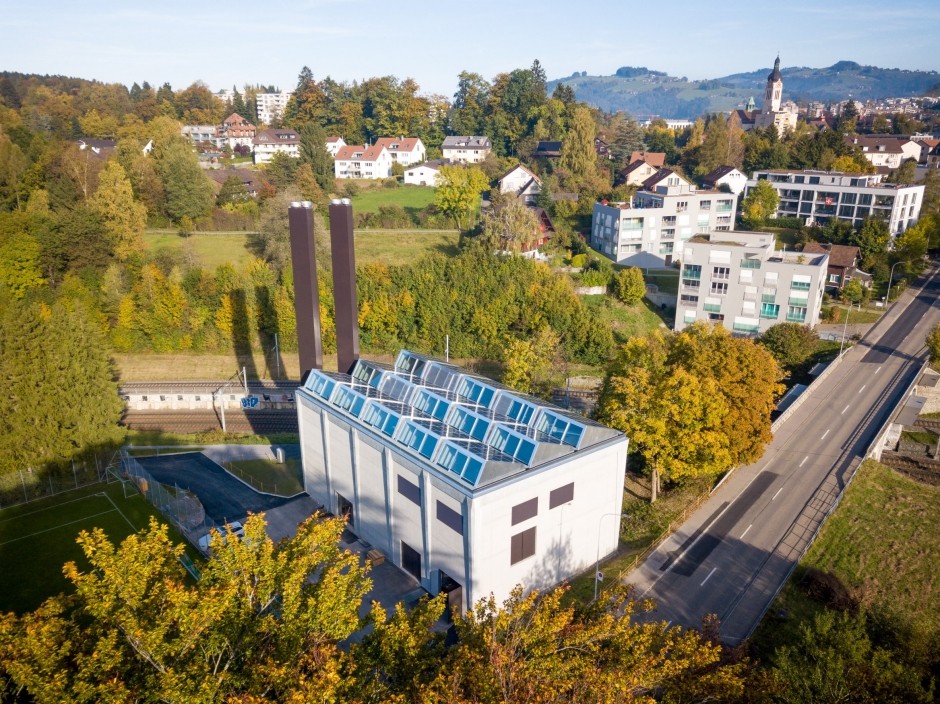 Fernwärmezentrale Lukasmühle St. Galler Stadtwerke