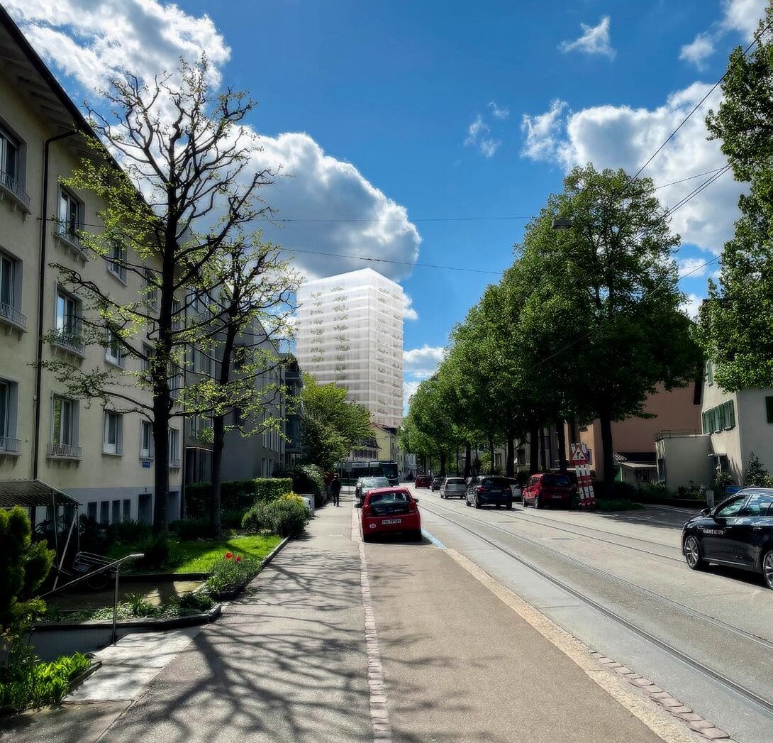 70 Meter hohes Hochhaus in Allschwil