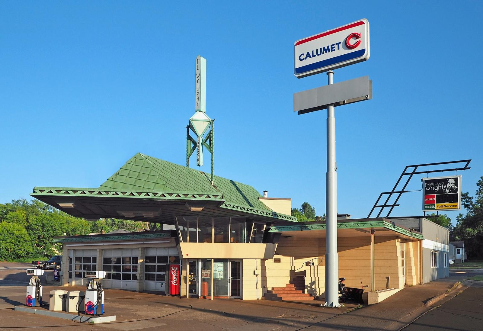 Lindholm-Tankstelle in Cloquet, Minnesota