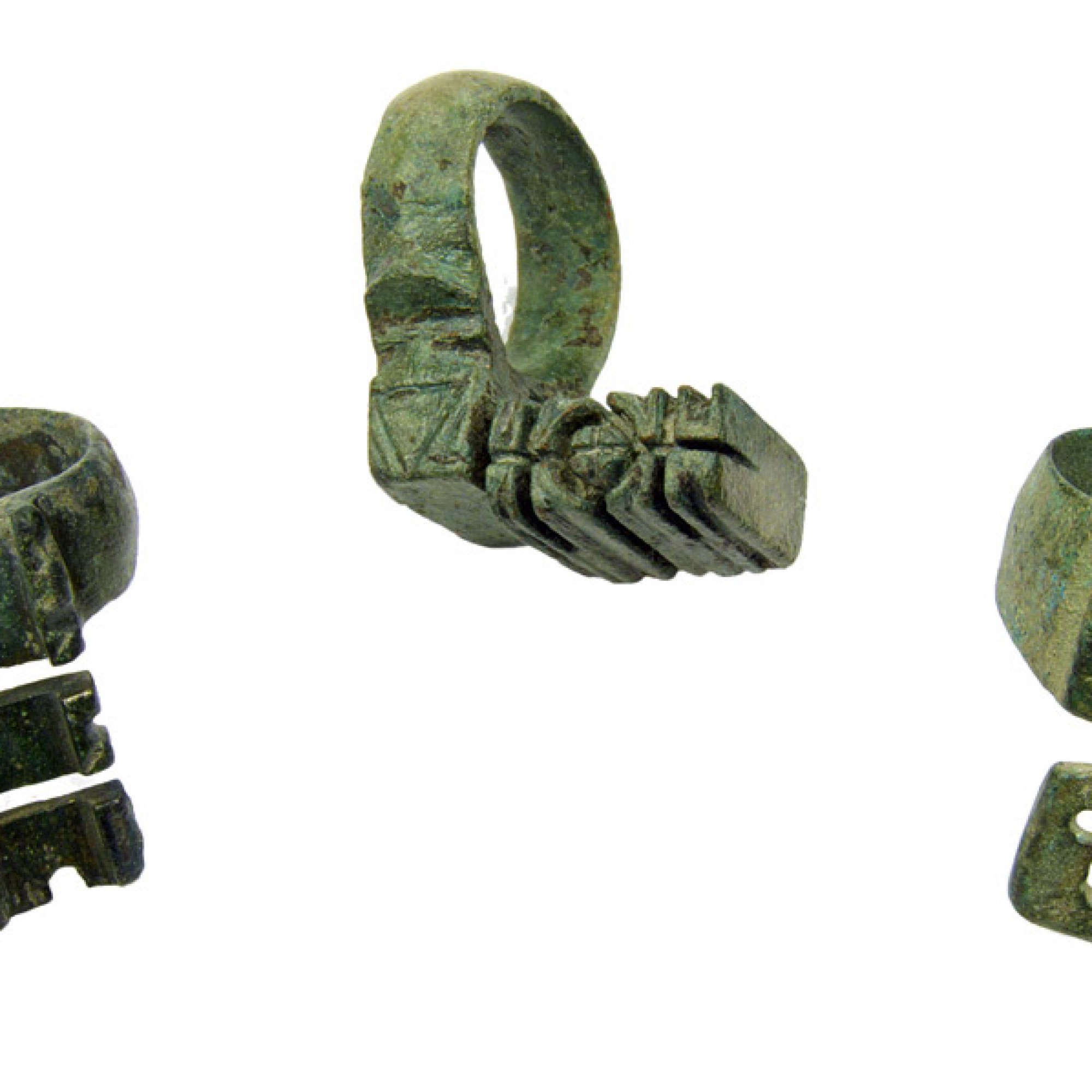Römische Fingerringschlüssel. (Urs Weisshaupt / Historisches und Völkerkundemuseum St.Gallen)