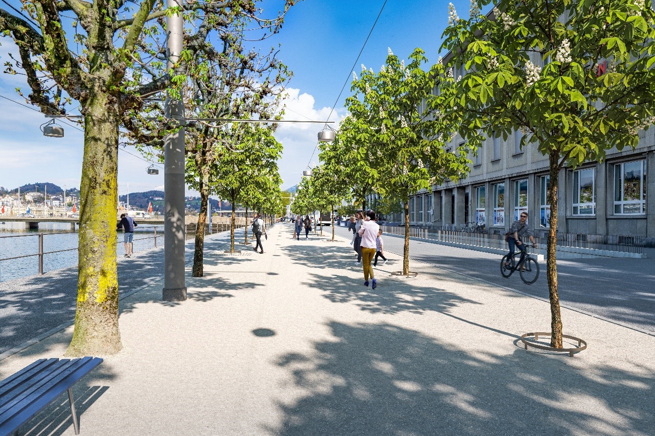 Visualisierung Bahnhofstrasse Luzern