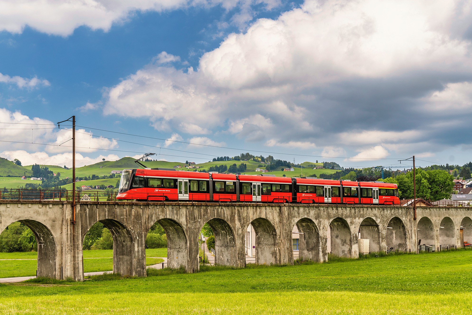 Appenzellerviadukt mit Tango-Zug