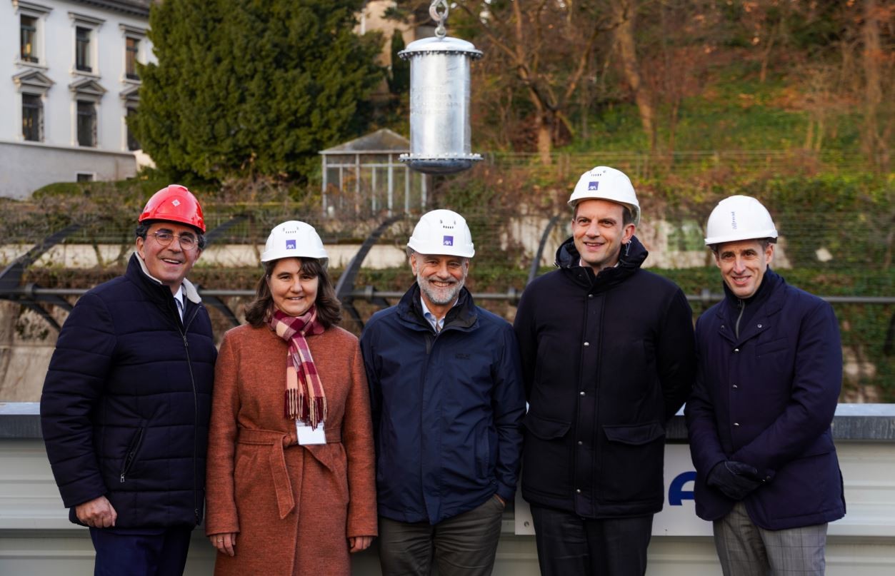 Haus zum Falken Grundsteinlegung Referenten