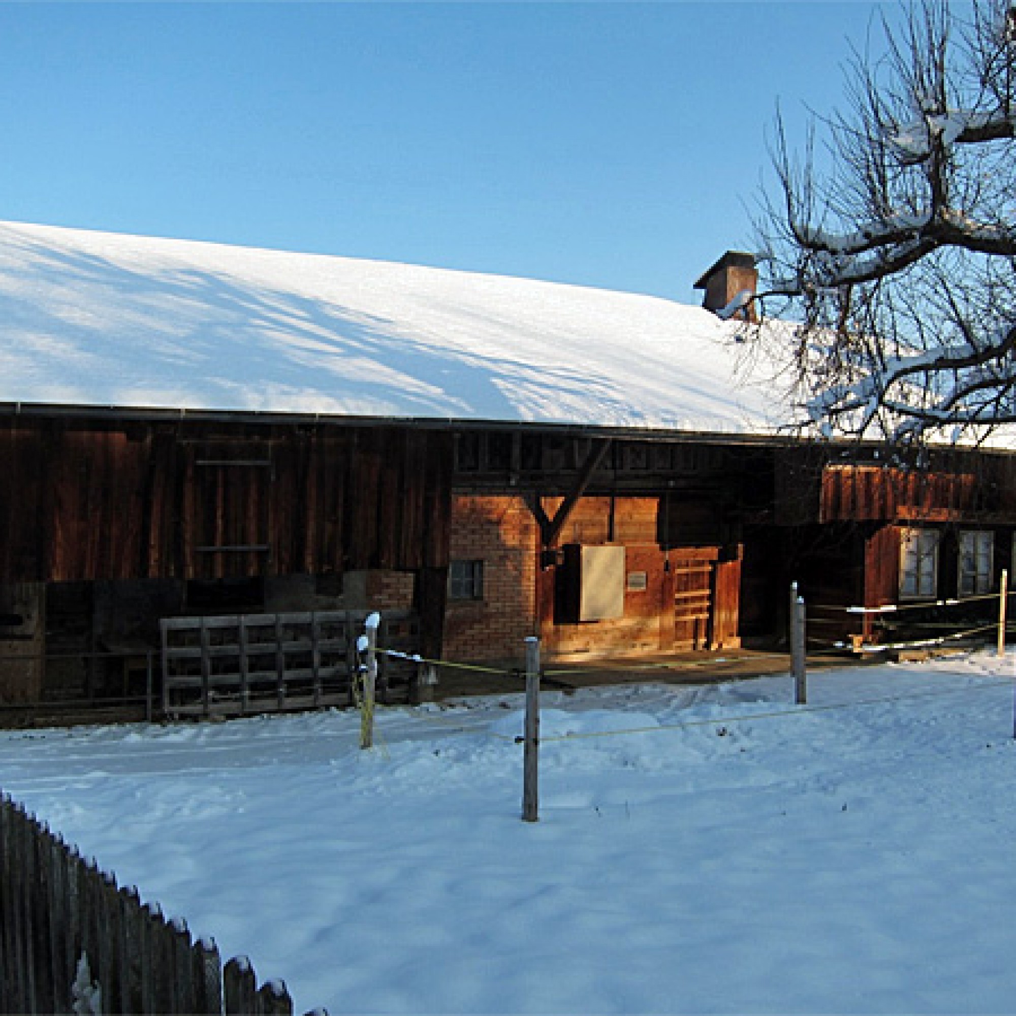 Tätschdachhaus am bisherigen Standort (Bild: IG Tätschdachhaus)