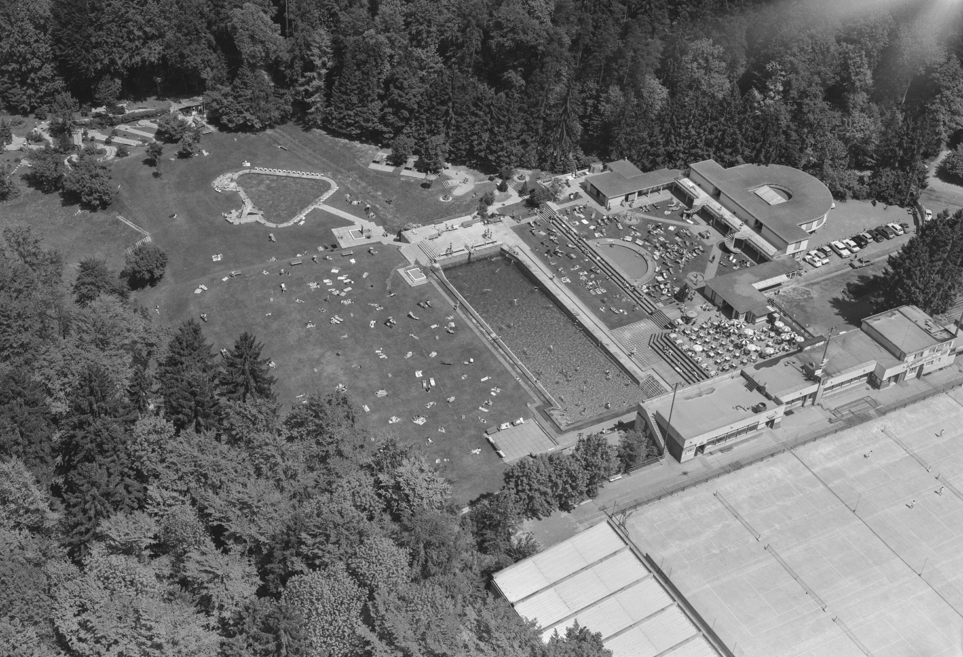 Freibad Dolder Zürich um 1971