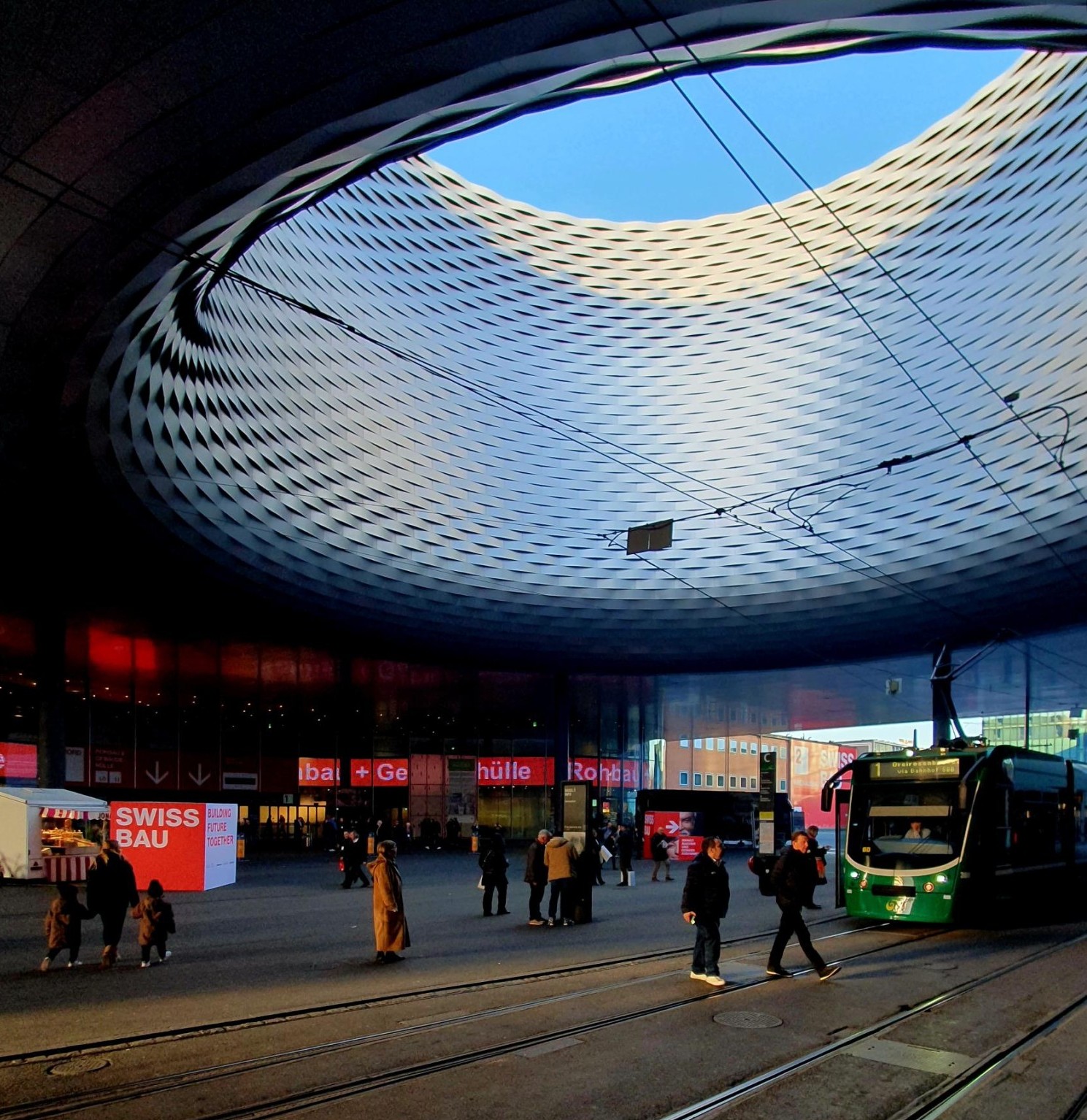 Blick auf den Eingangsbereich der Swissbau 2024