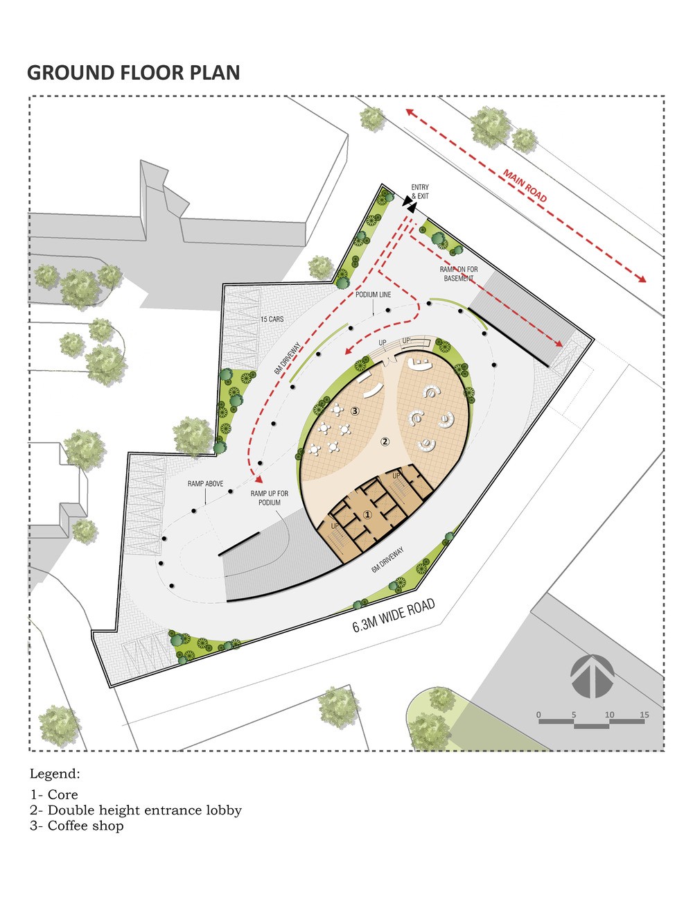 Bürogebäude in Kongo (Plan)