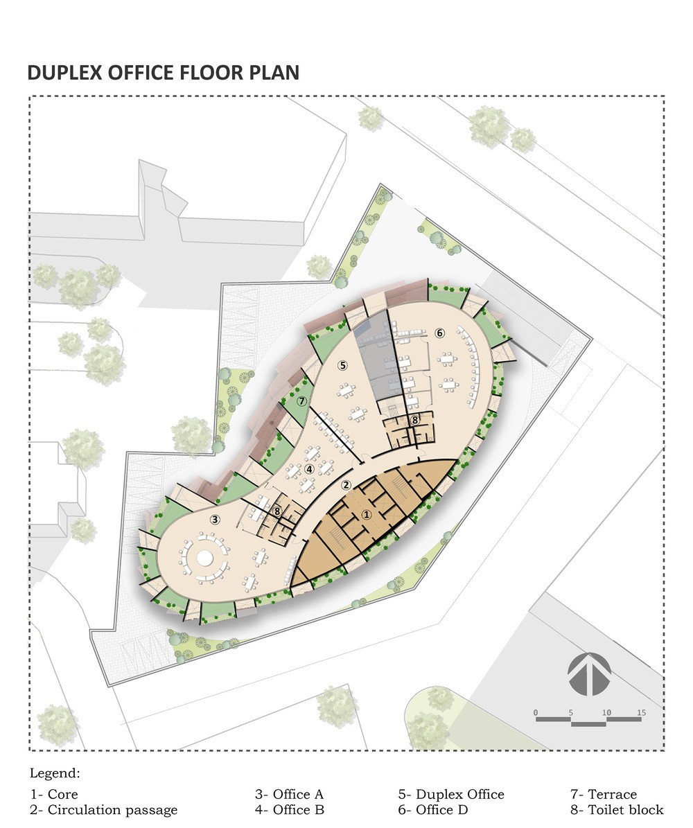 Bürogebäude in Kongo (Plan)