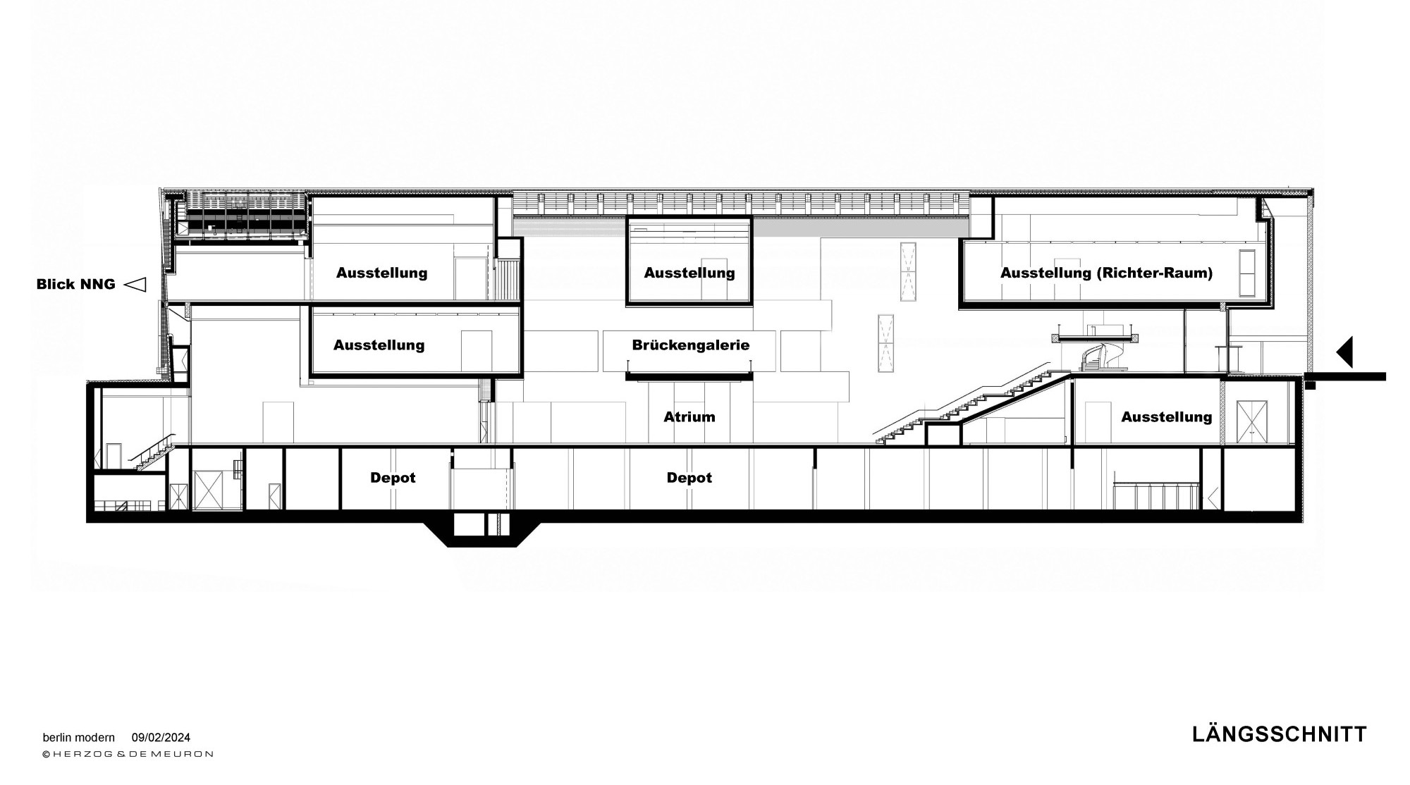 Längsschnitt durch Berlin Modern