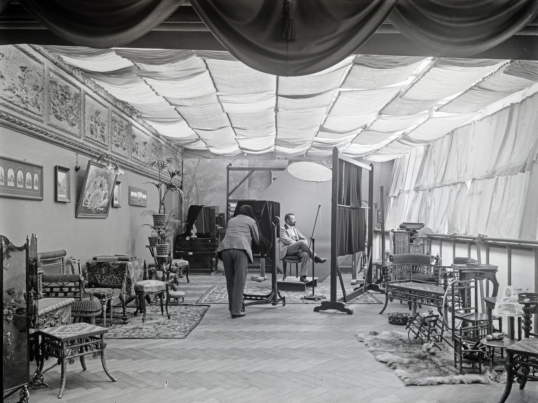 Das Atelier von Johannes Meiner vor dem Umbau.