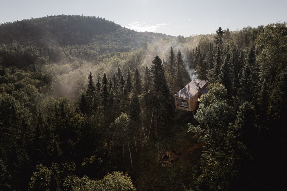 Territoire Charlevois, Hütte