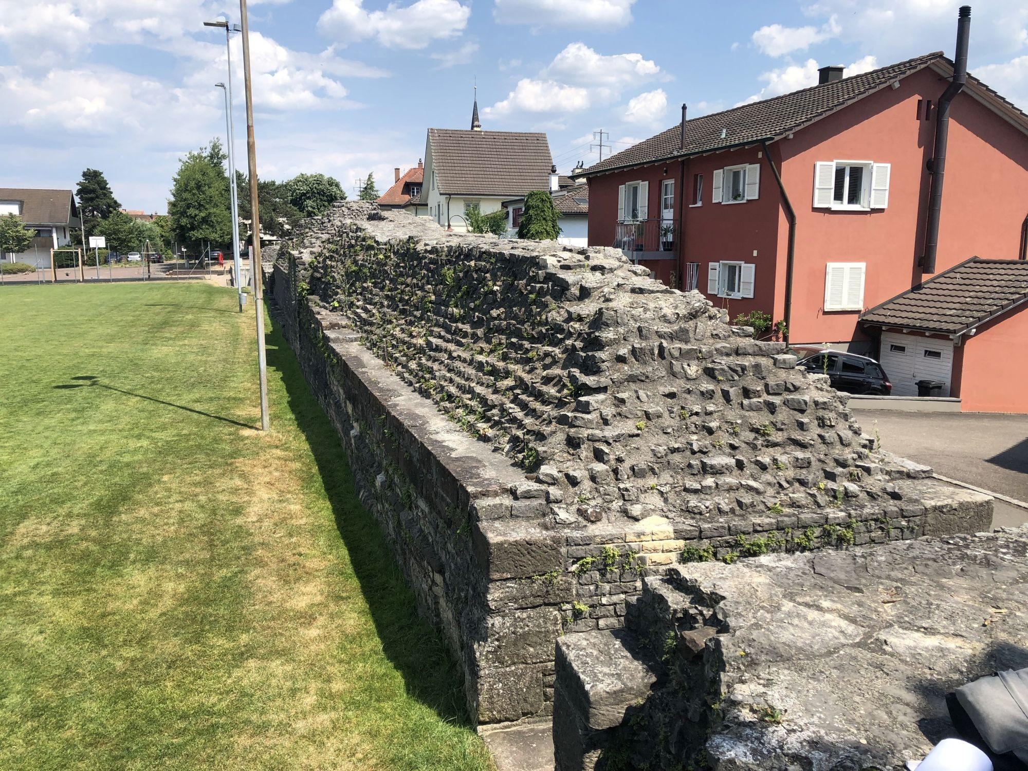 Gesamtrestaurierung Mauer Kastell Kaiseraugst