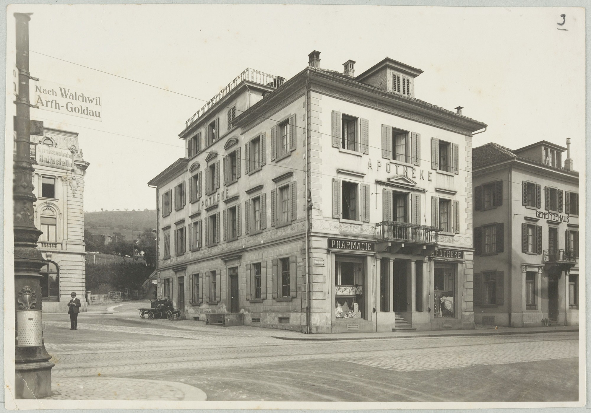Historische Aufnahme Gebäude Neugasse 1 in Zug