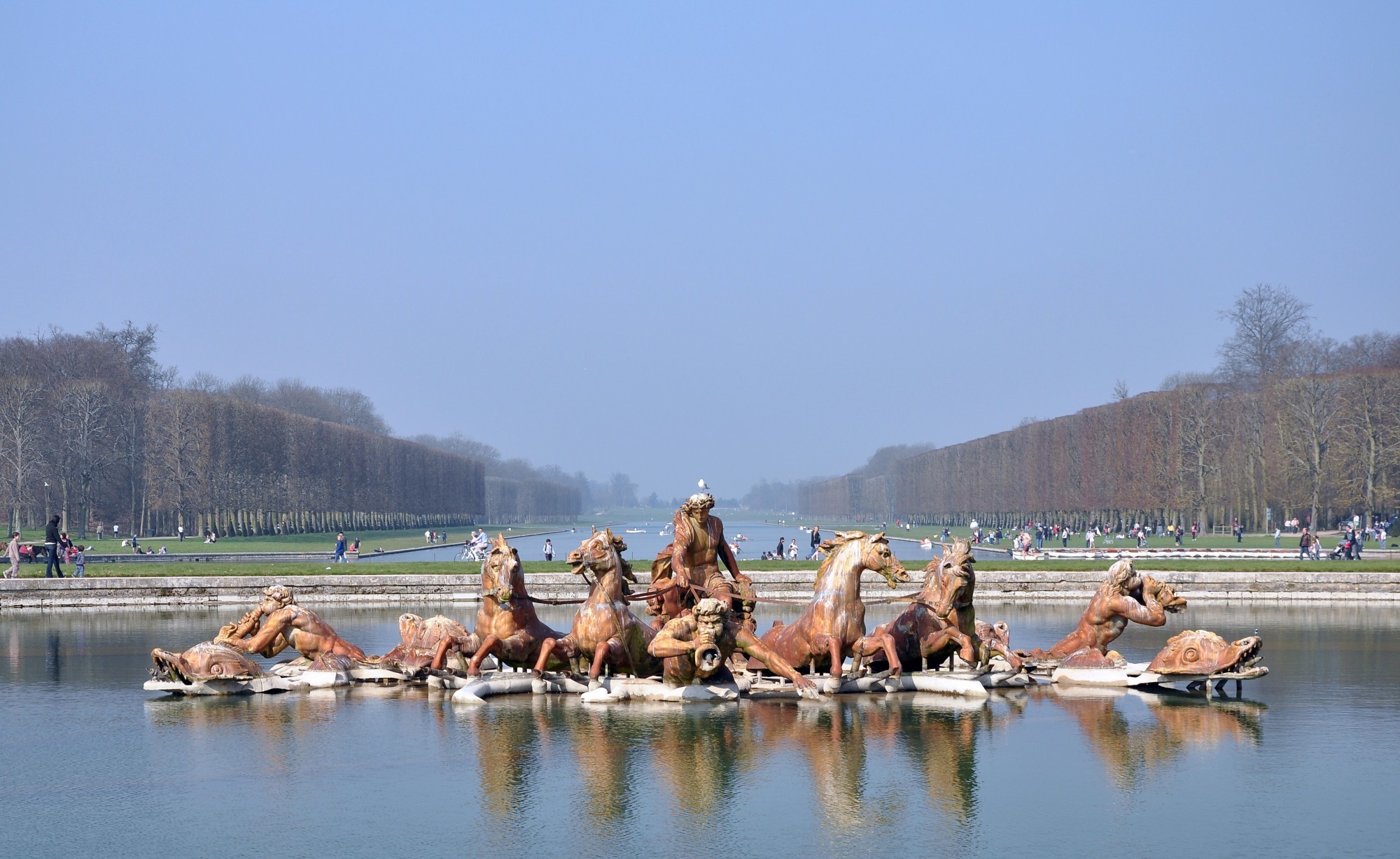 Bassin d'Apollon vor der Sanierung