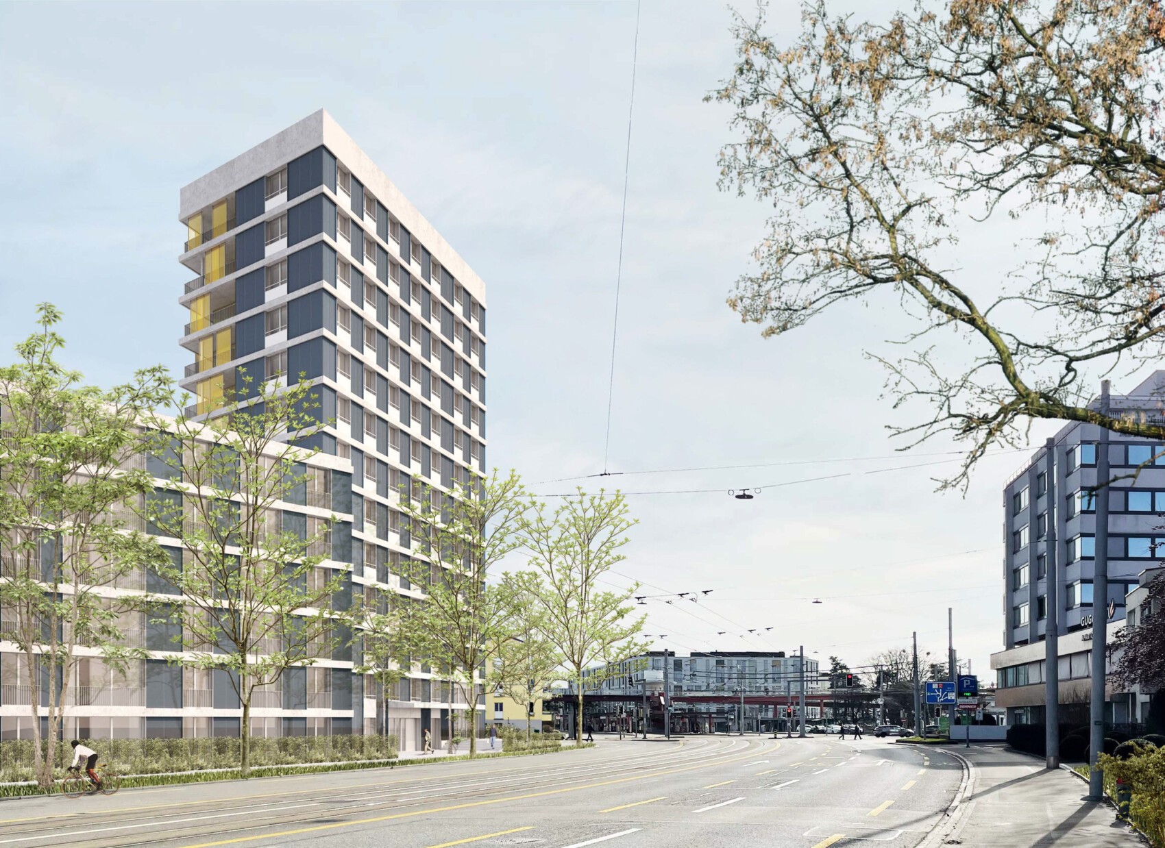 Bauwirtschaft Kanton Zürich - Hochhaus Bucheggplatz