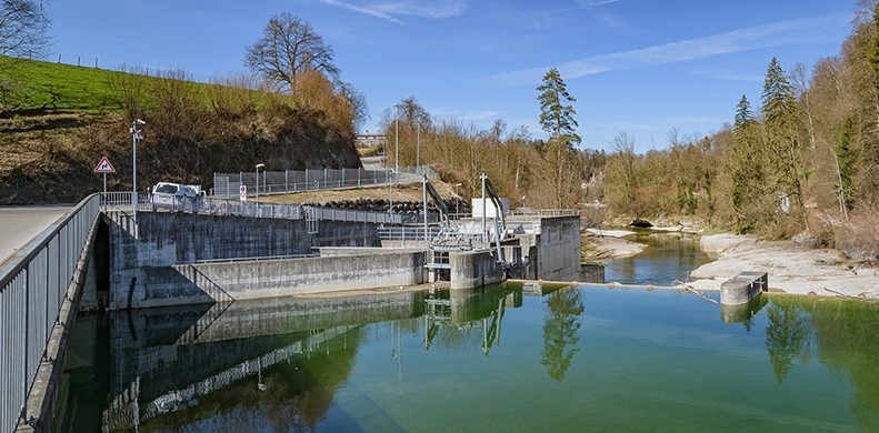 Wasserkraftwerk Mühlau Thur Bazenheid