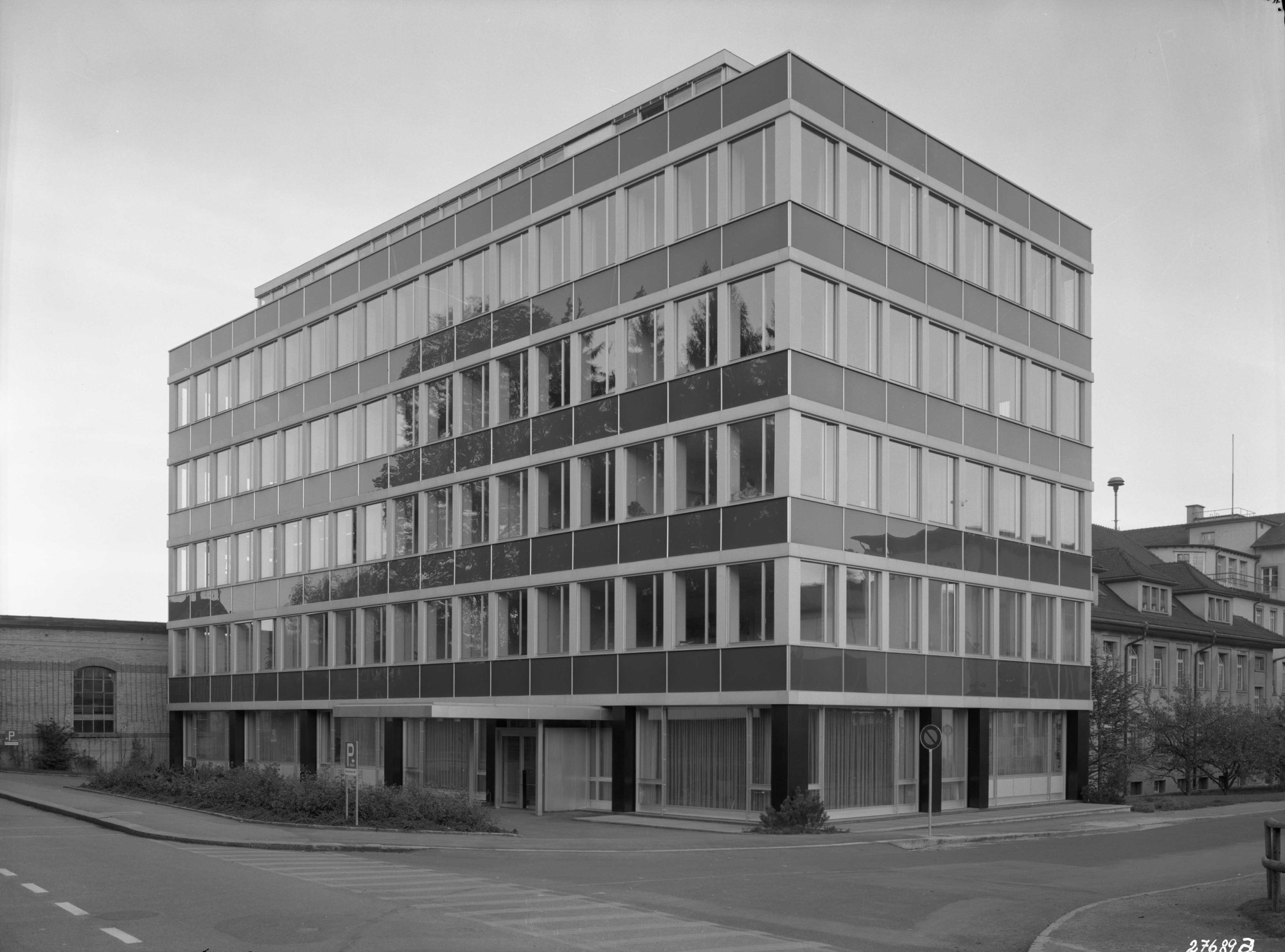 Büroneubau 1959 auf Bühler-Areal in Uzwil