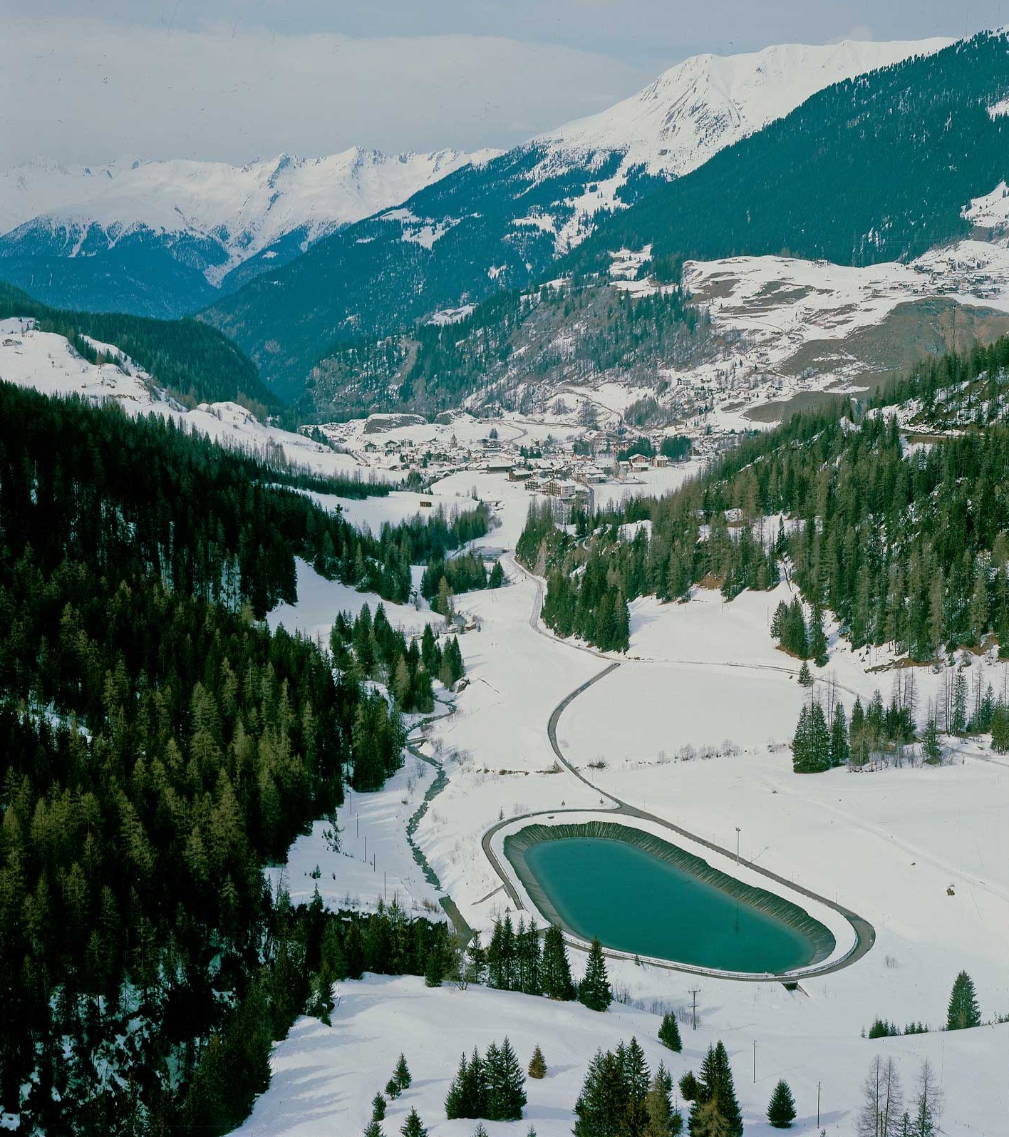 Ausgleichsbecken Islas Bergün 1986
