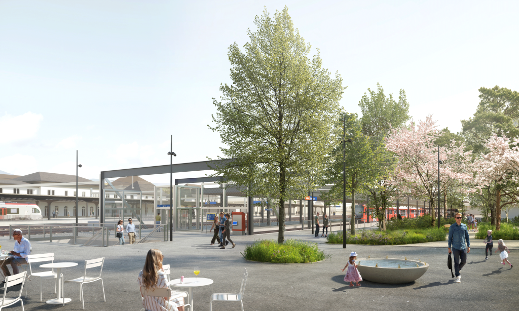 Bahnhofplatz Projekt Bahnhof Solothurn Süd