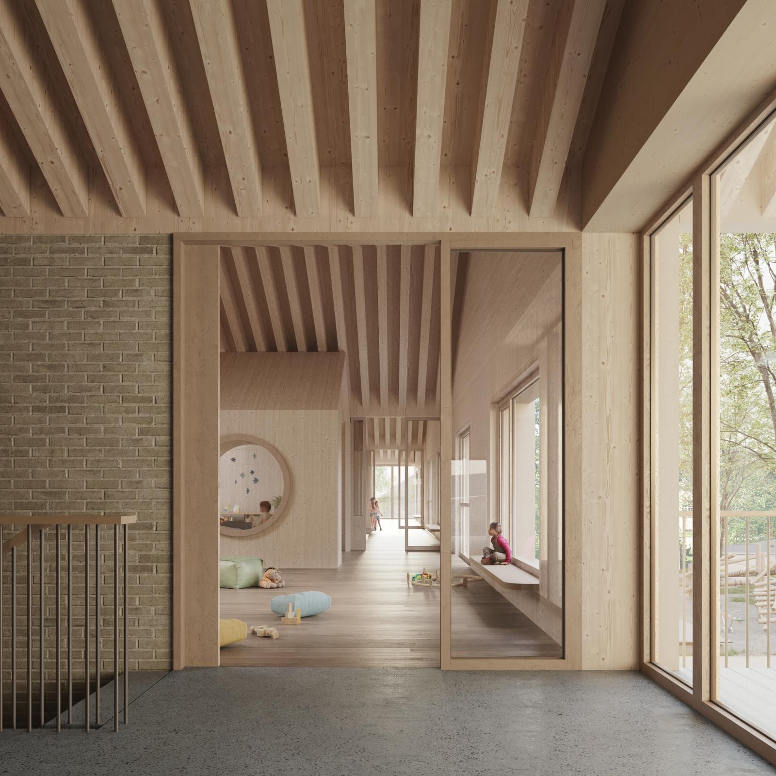 Neubau Erweiterung Kinderzentrum Geissberg Innenbild