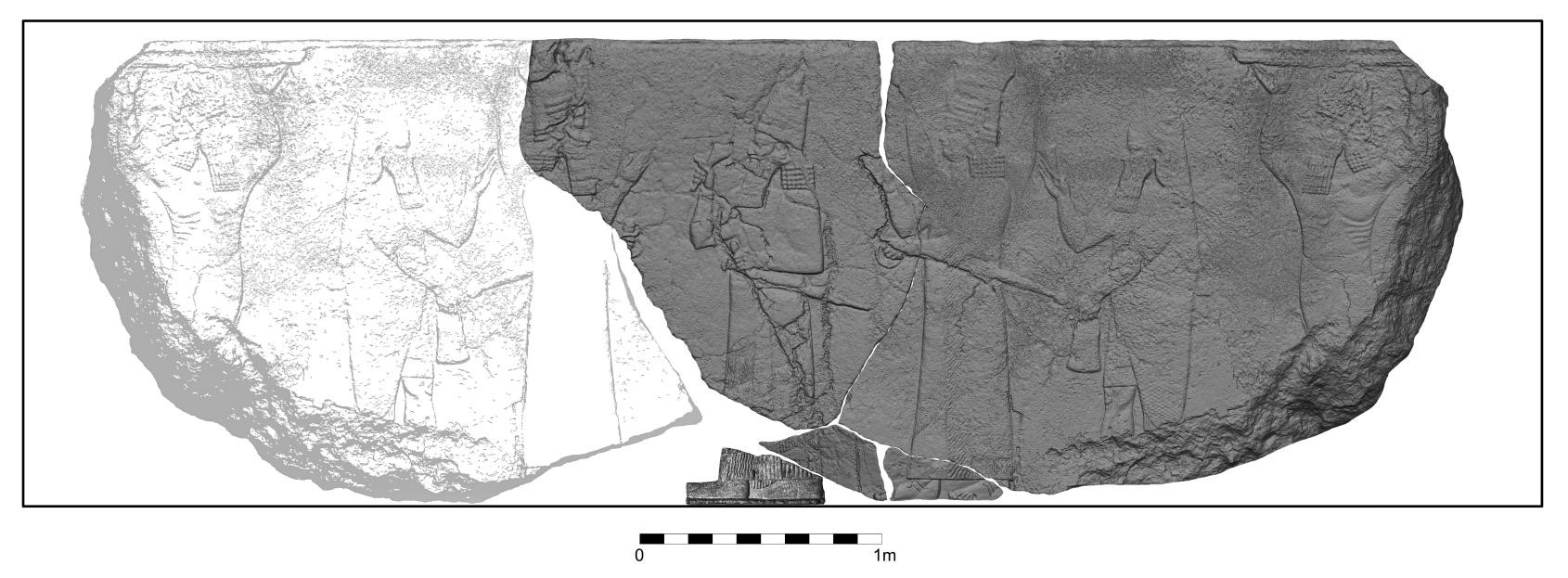 Rekonstruktion des Reliefs