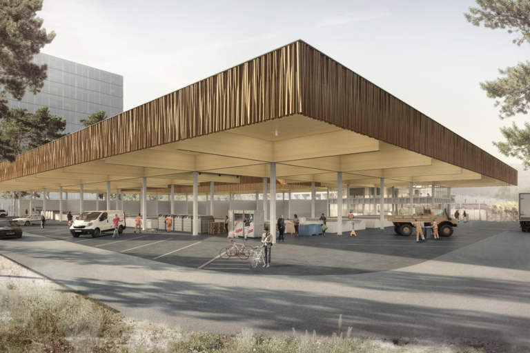 Recyclinghof in Bidl (Visualisierung)