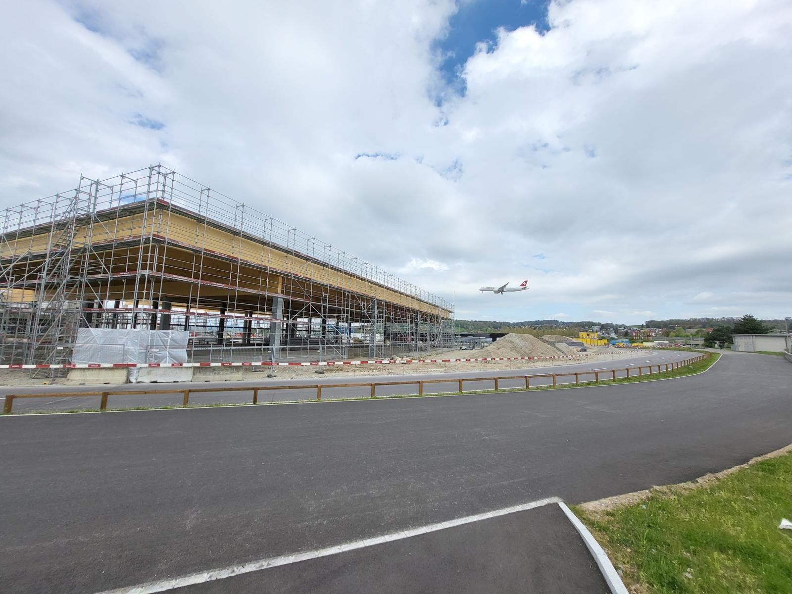 Baustelle Frachthalle Flughafen Zürich