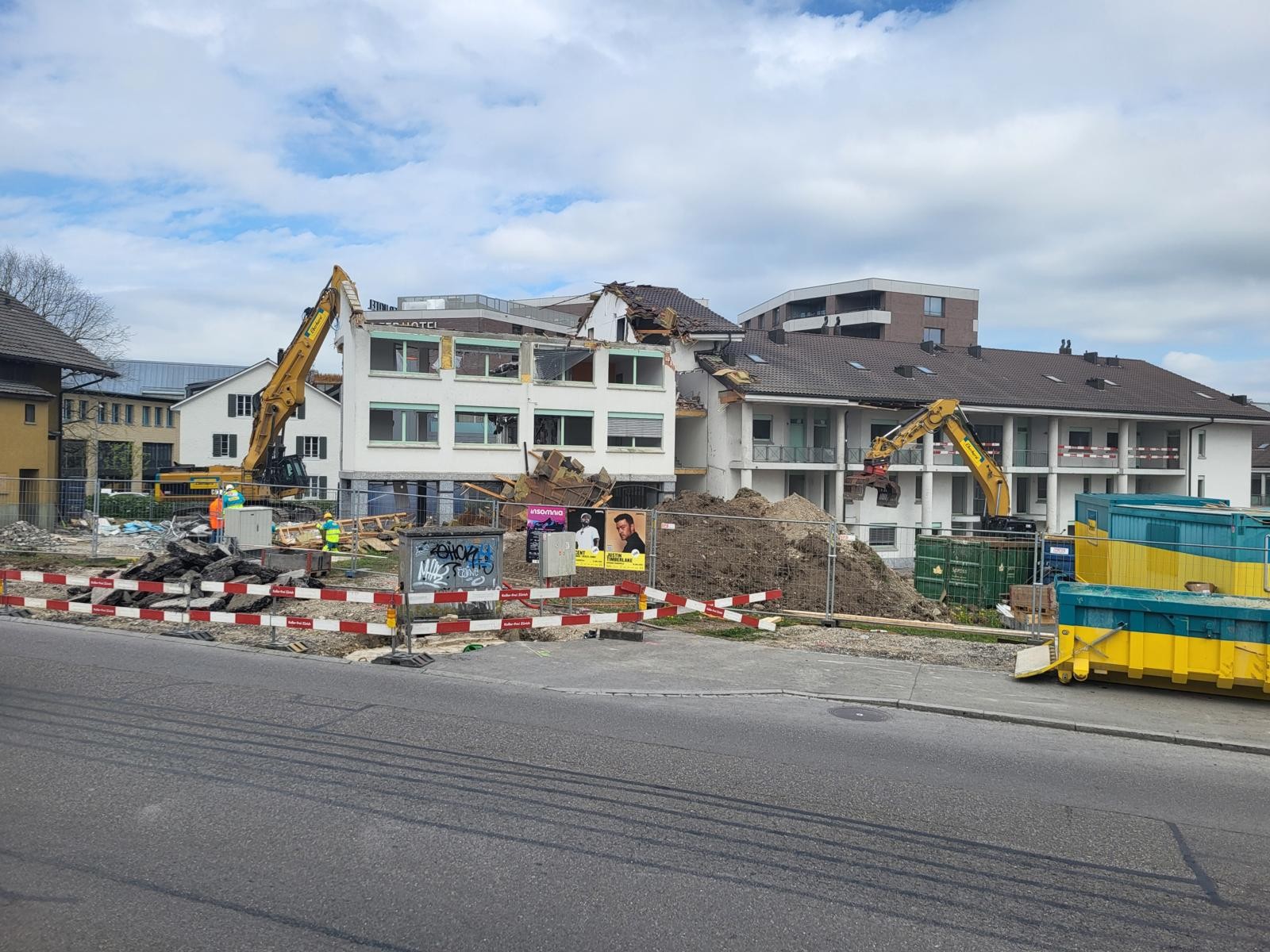 Abbruch Restaurant Sonne Kloten