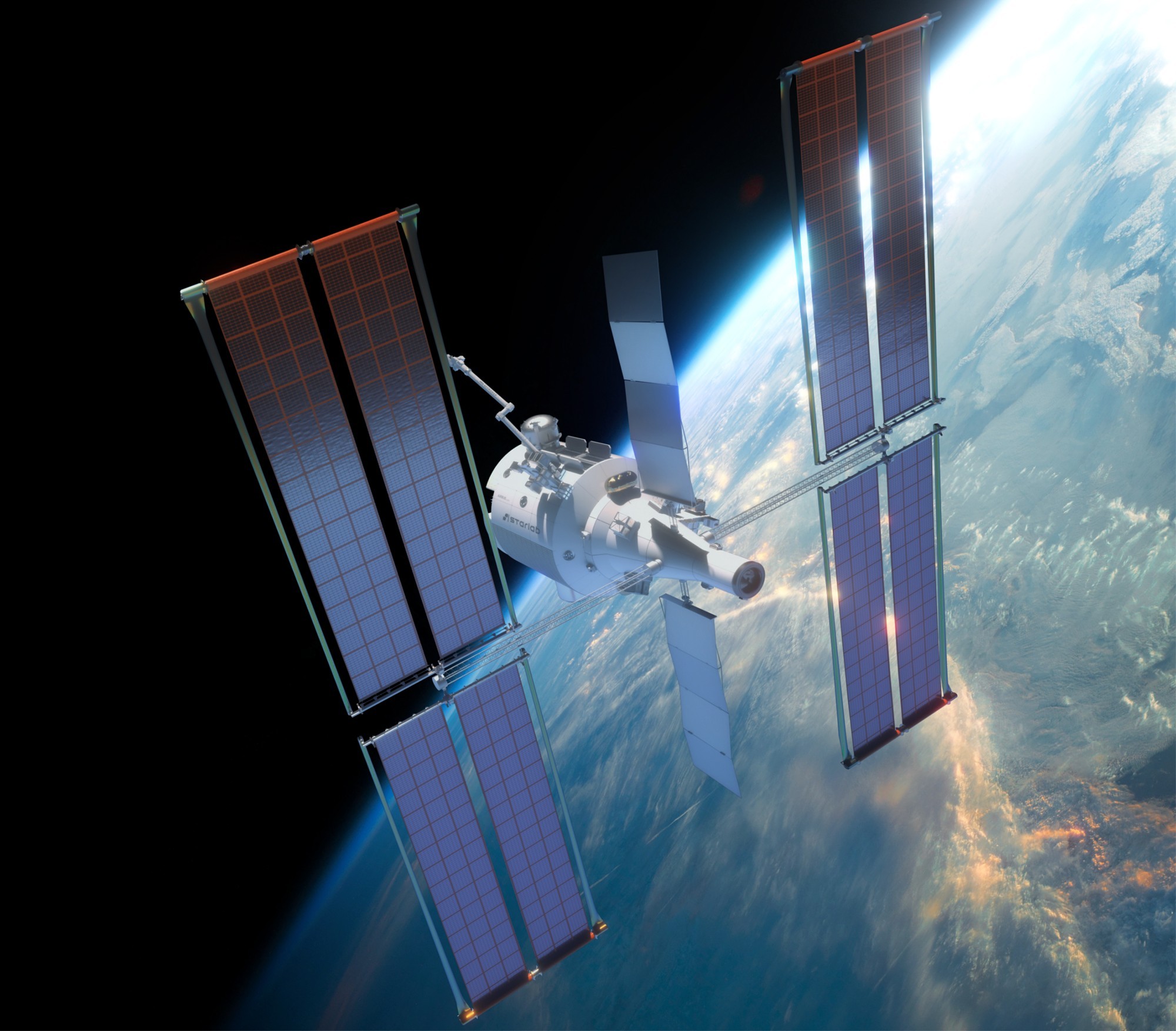 Raumstation von Space Lab