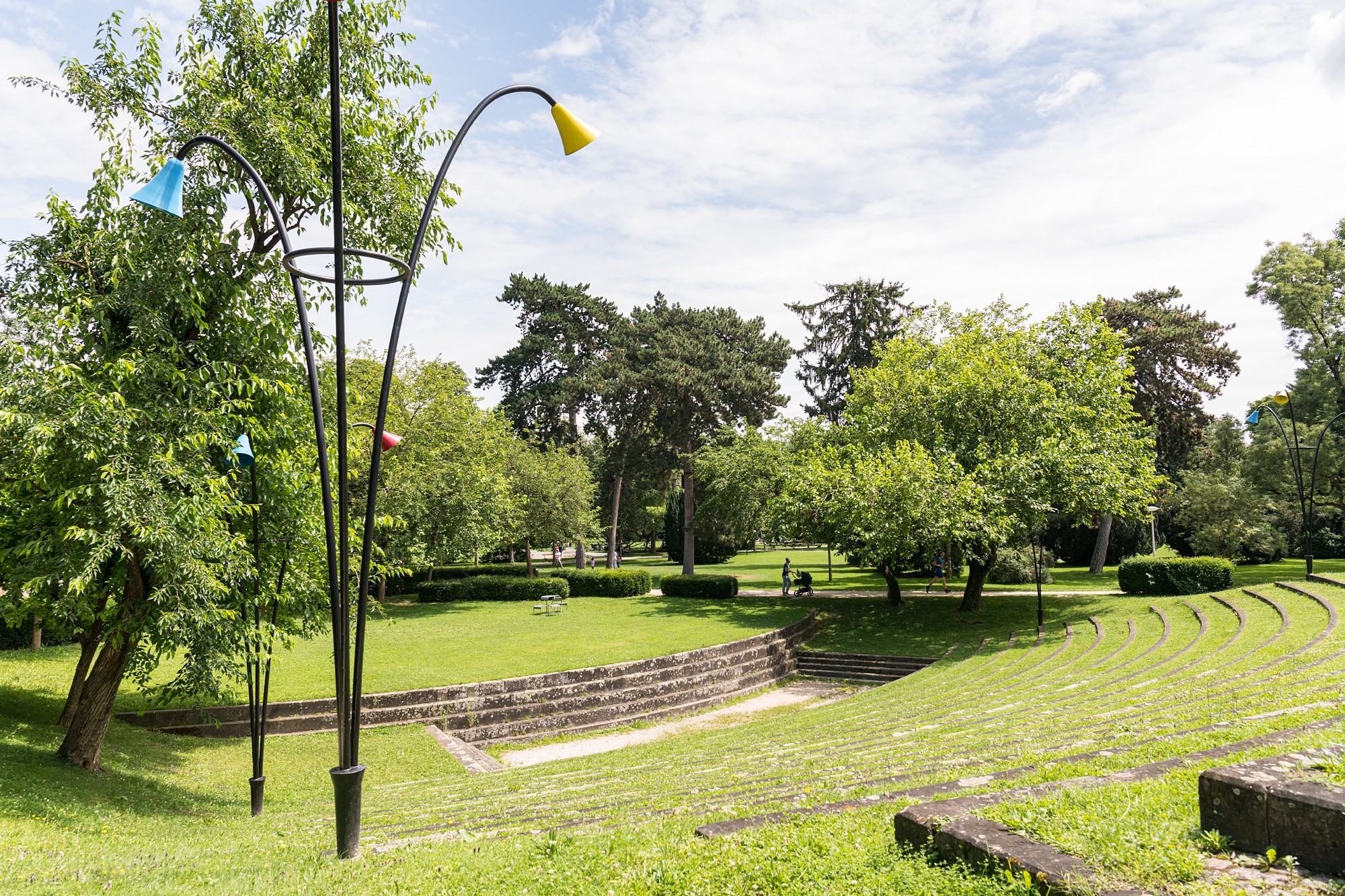 Freilichtbühne im Kannenfeld in Basel.