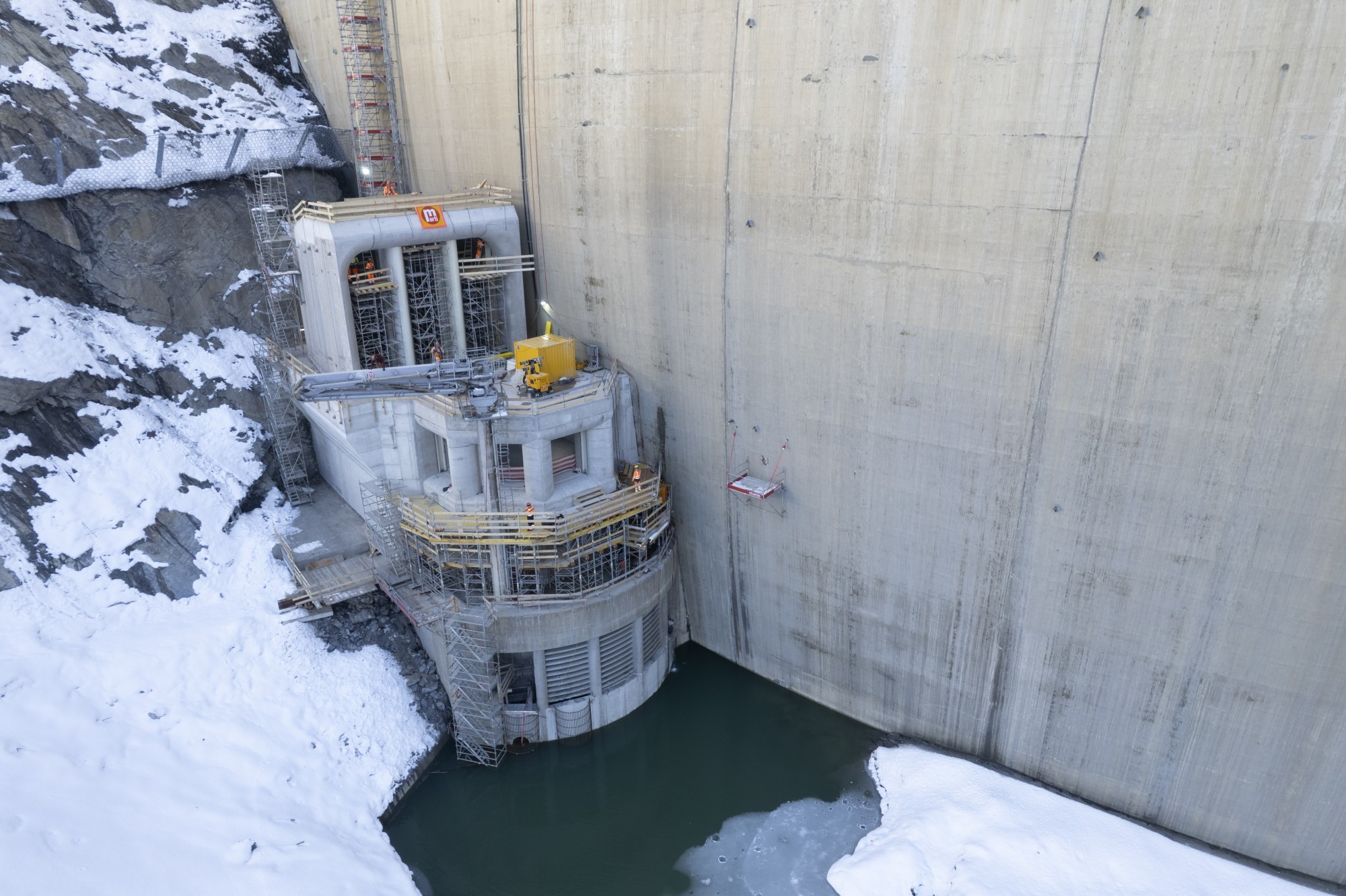 Sanierung Stausee Gigerwald, neues Einlaufwerk