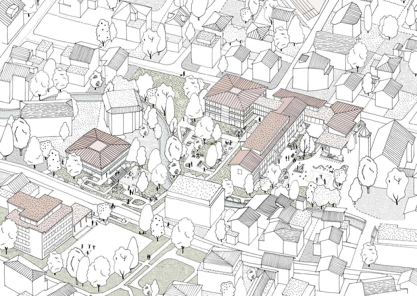 Kindergarten-Ersatzneubau Schulerweiterung Stansstad