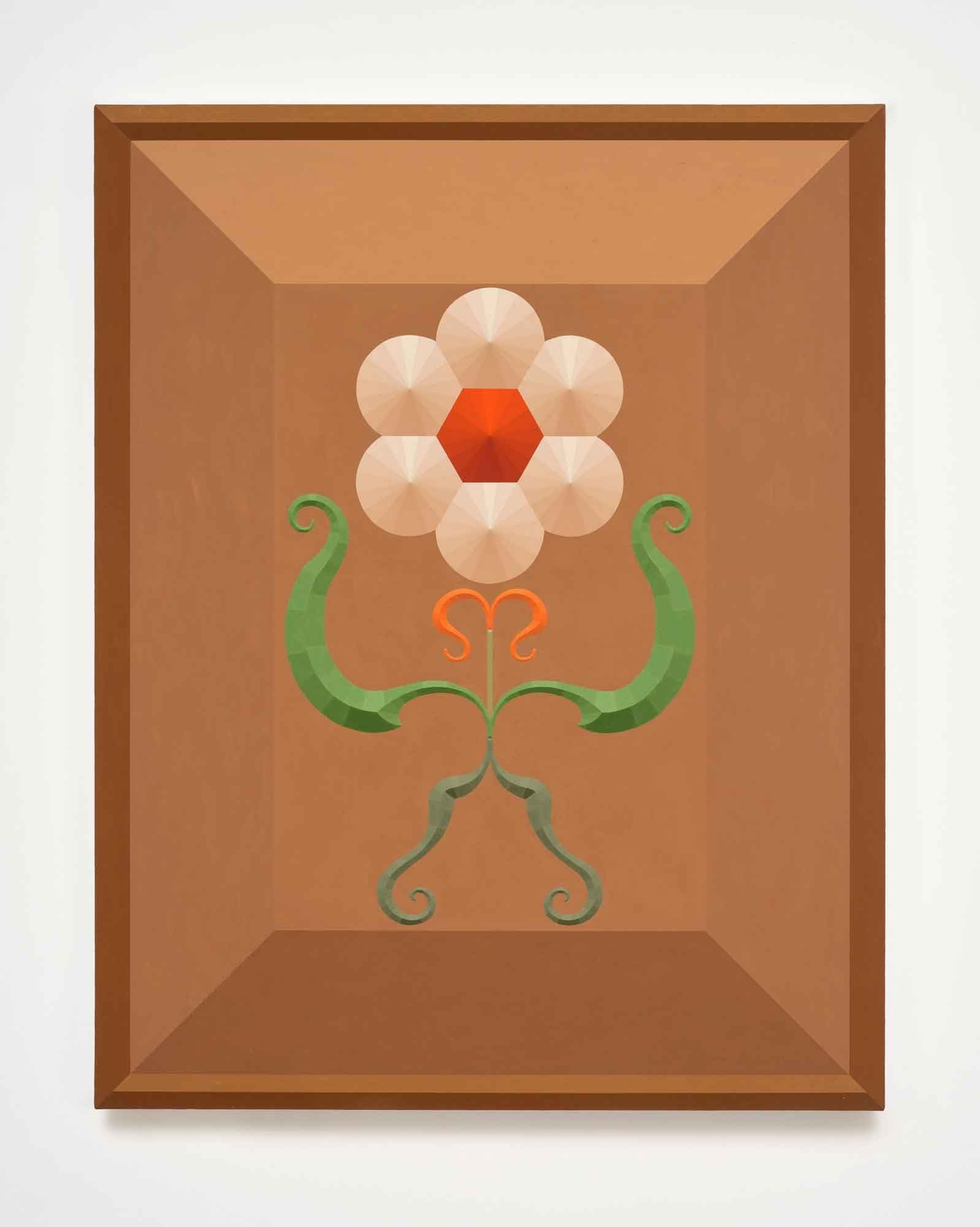 Greg Parma Smith, View onto Vast Flower Platform, 2024, Öl auf LeinwaND