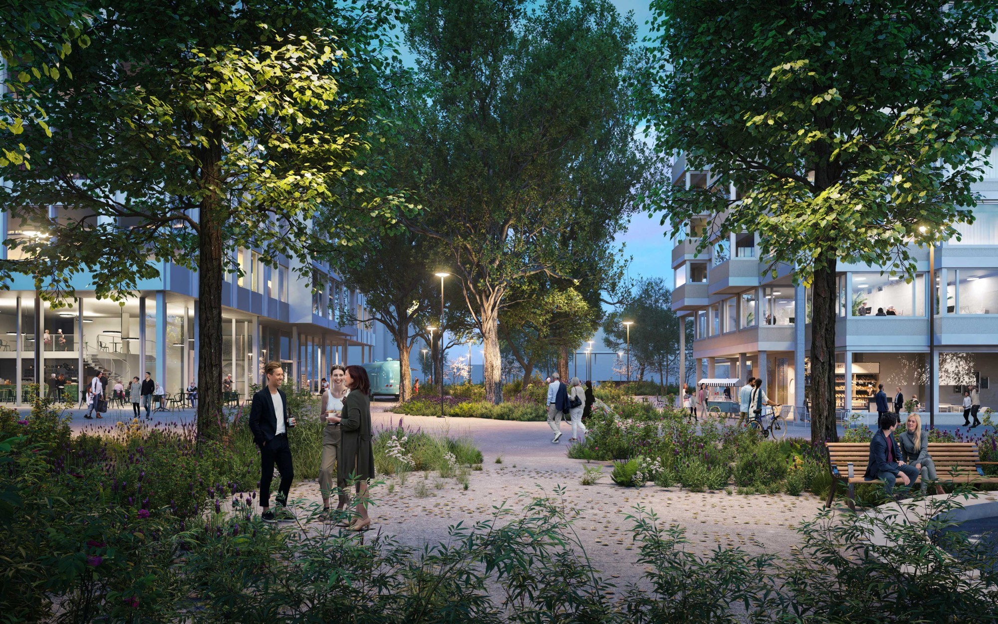 Quartier Überbauung Unterfeld Süd Baar